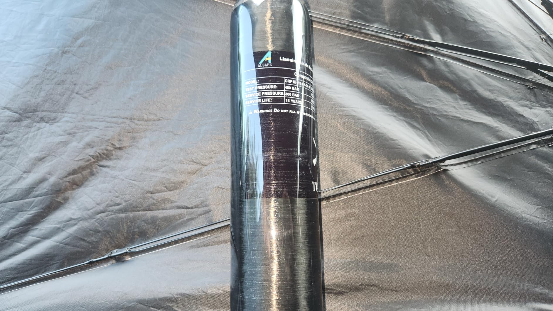 TUXING 4500Psi Pcp Air Tank 0.5L 31Cu in 500cc Carbon Fiber HPA Tank, Gas Cylinder, Paintball Hunting for PCP Air Rifle Gun Daystate and FX Thread M18 * 1.5 customer photo 2