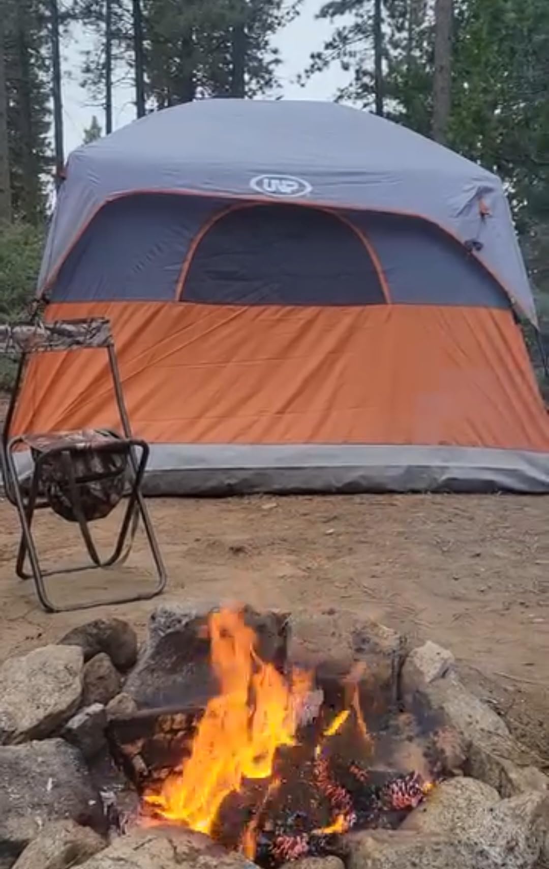 UNP Tents 6 Person Waterproof Windproof Easy Setup, Double Layer Family Camping Tent customer photo 2