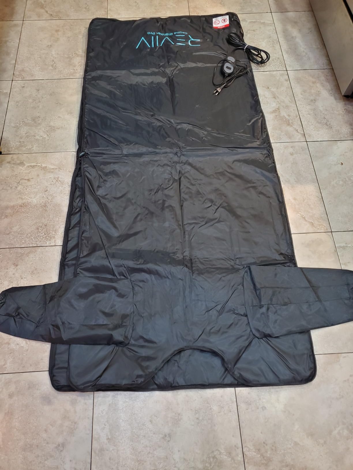 Portable Infrared Sauna Blanket for Home - True Carbon-Fiber Far Infrared, Low EMF, Insert Towel & Sauna Bag Included, Full Body Detox, Muscle Recovery & Relaxation | 85-185F customer photo 2