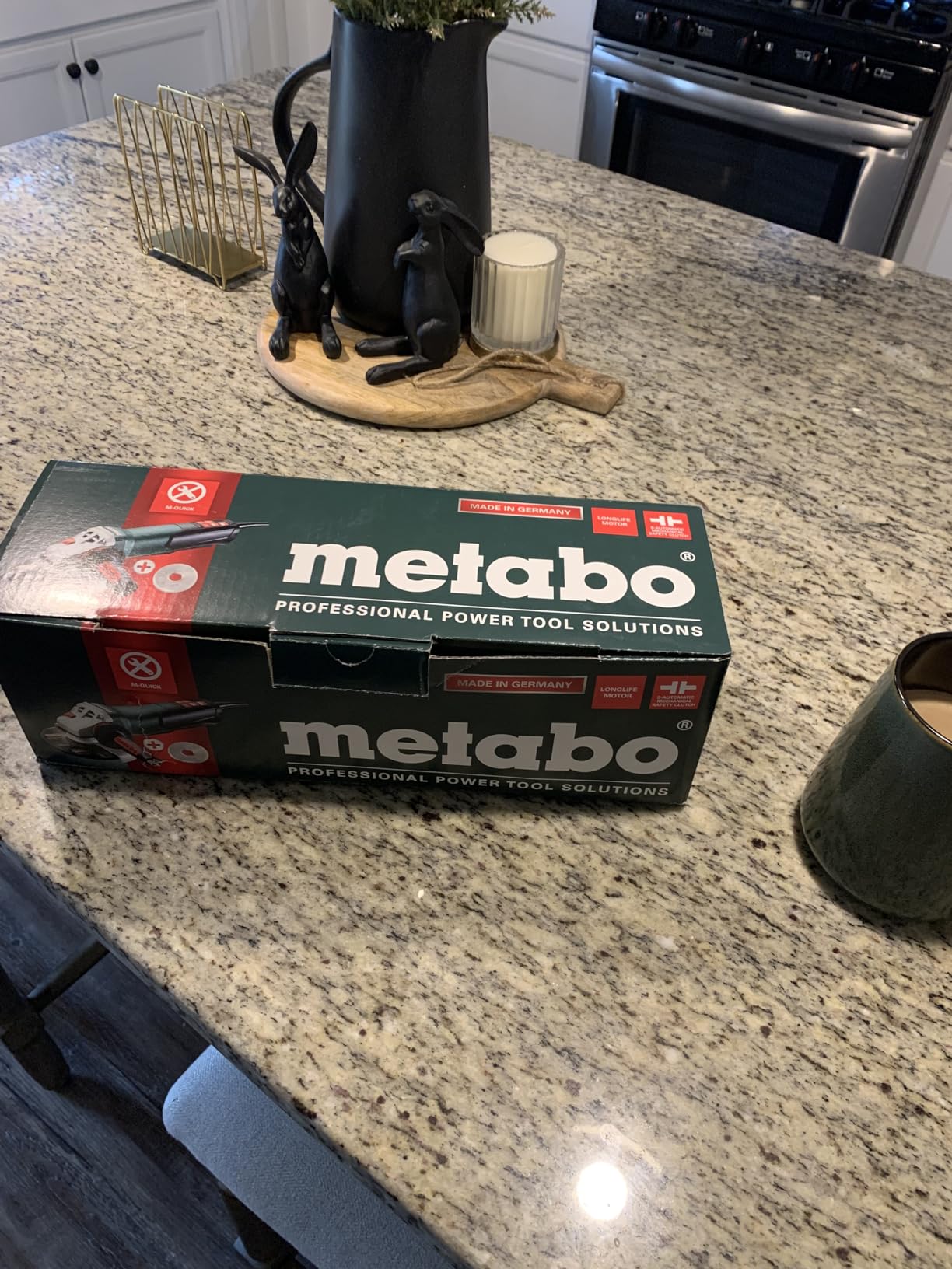 Metabo 4-1/2-5-Inch Angle Grinder, 11 Amp, 11,000 RPM, Non-Locking Paddle Switch, Made in Germany, WP 11-125 Quick, 603624420 customer photo 2