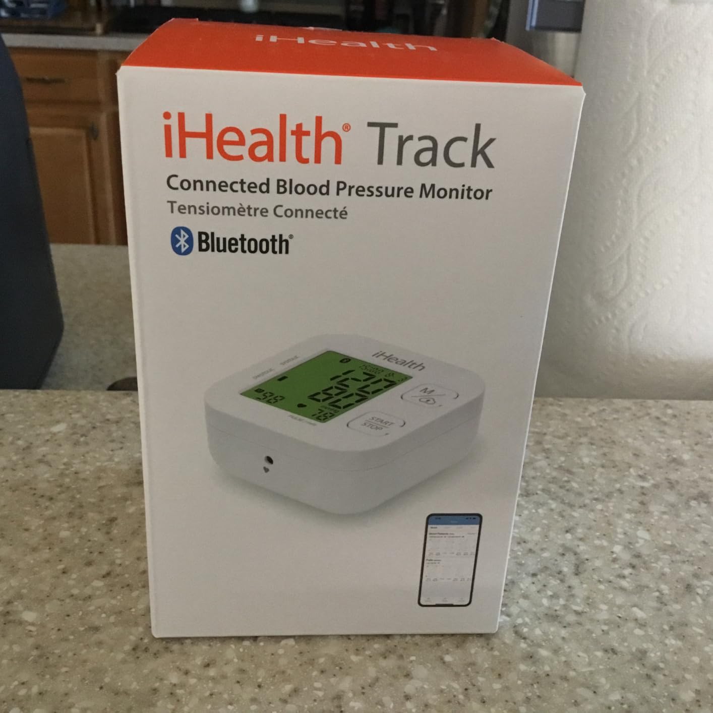 iHealth Push Wrist Blood Pressure Monitor, Bluetooth Smart BP Machine with App, Clinically Validated, Large Digital Display & Travel Case, High Accuracy for Home Use customer photo 1