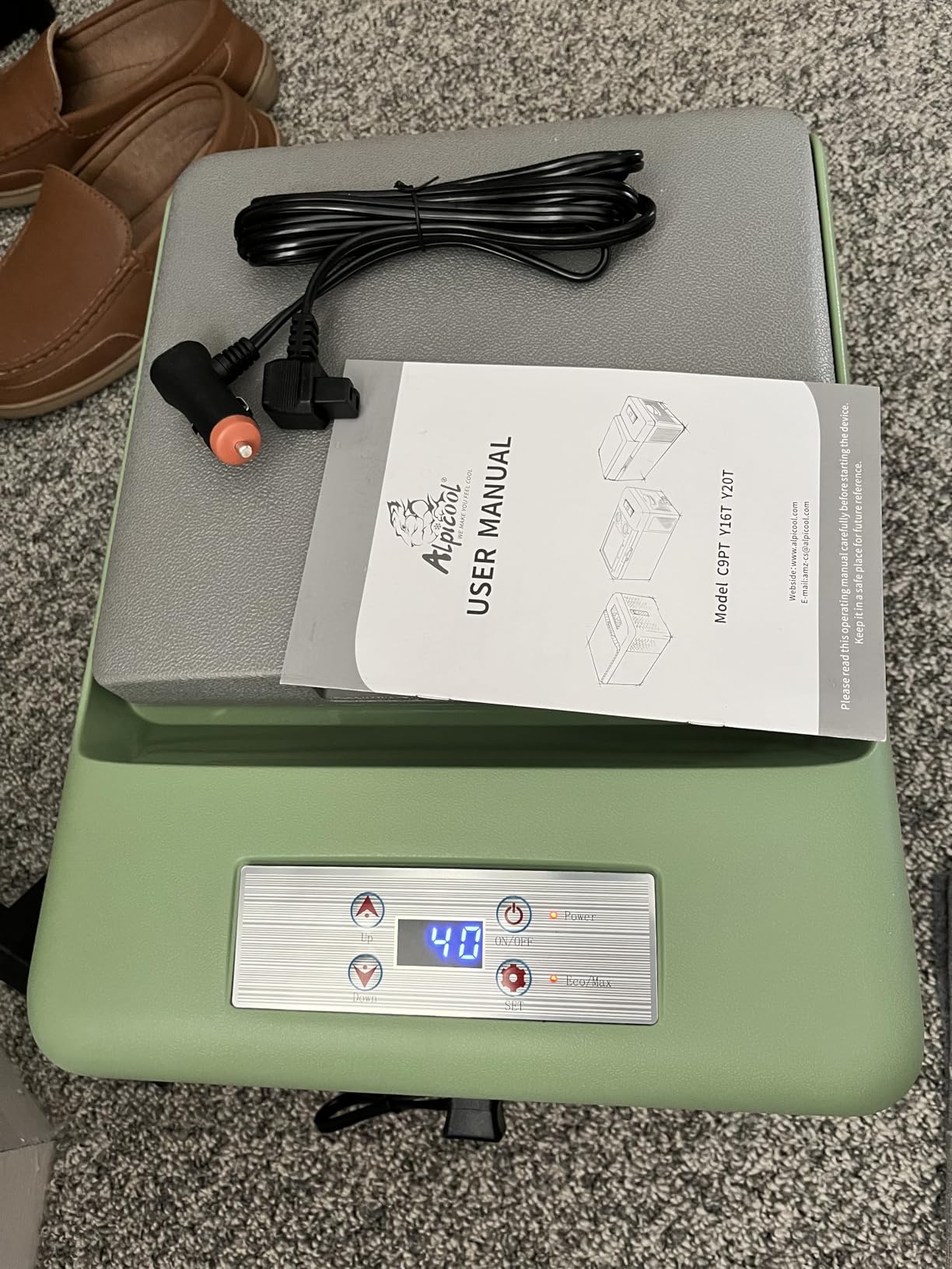 Alpicool C9PT Mini Portable Freezer, 12 Volt Car Refrigerator, 10 Quart Fast Cooling, with 12/24V DC and 100-240V AC for Outdoor, Camping, RV, Truck, Boat customer photo 2