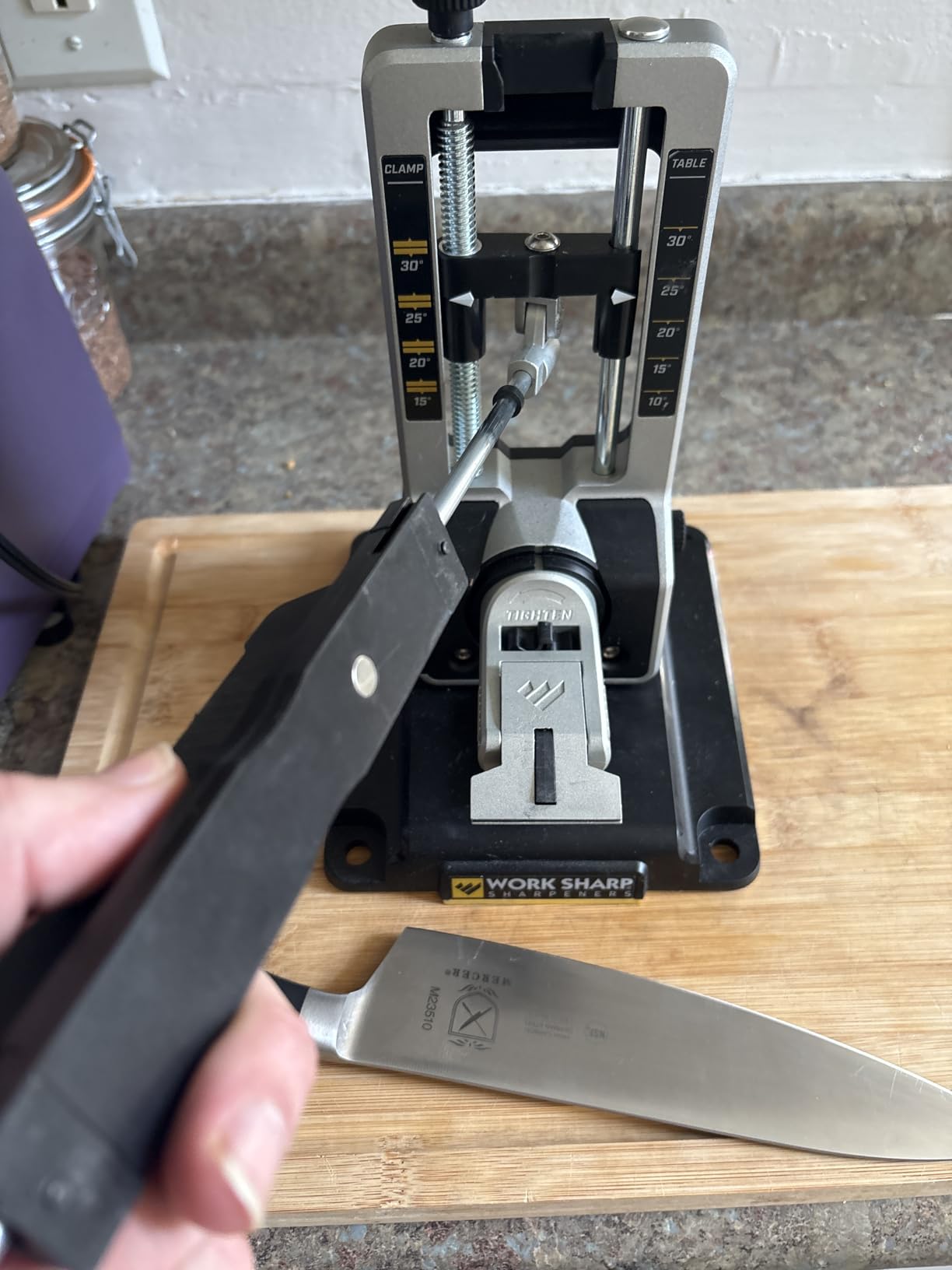 Professional Precision Adjust Knife Sharpener Kit - Complete Sharpening System for Kitchen, Pocket & Hunting Knives - Premium Angle-Guided Sharpening customer photo 1