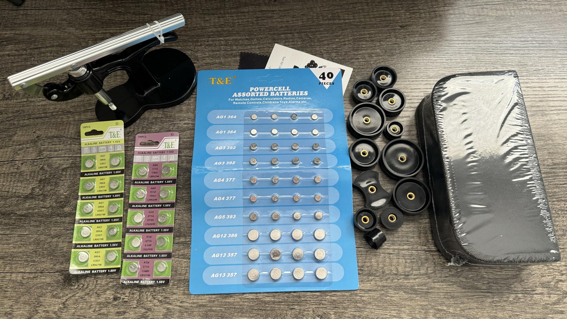 Watch Repair Kit, GLDCAPA Professional Watch Battery Replacement Kit, Watch Repair Tools with Carrying Case, Watch Link Removal Tool Kit, Watch Case Opener, Watch Press Set with 60pcs Watch Battery customer photo 2