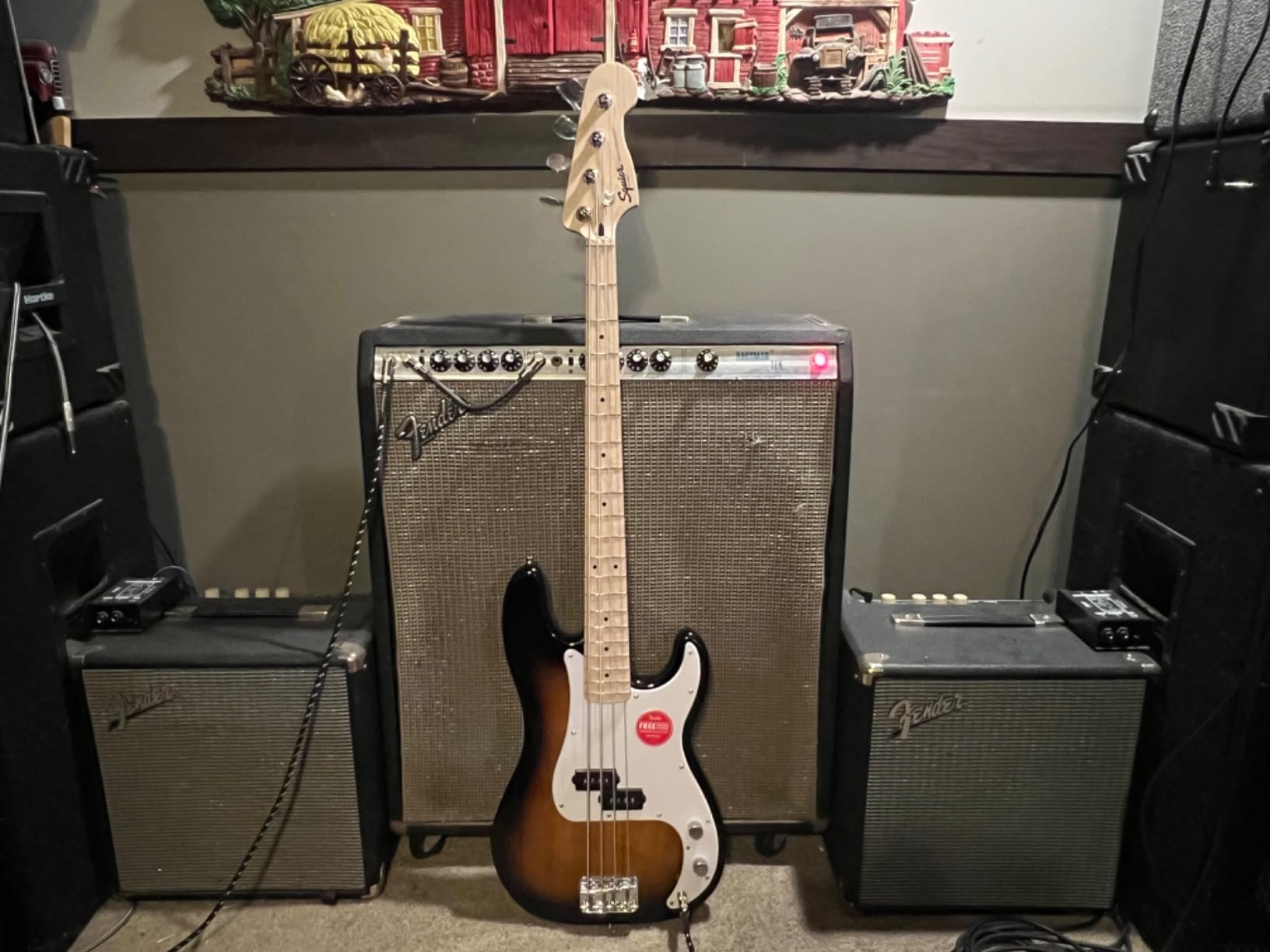 Squier Sonic Precision Bass, 2-Color Sunburst, Maple Fingerboard customer photo 1