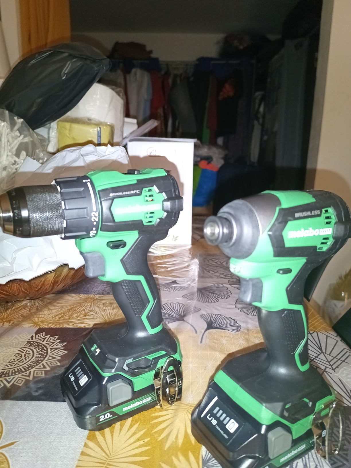 Metabo HPT 18V MultiVolt Cordless Brushless Driver Drill & Impact Driver Combo Kit, Power Tool Kit, 2 Lithium-Ion Metabo HPT Batteries and Charger, High Torque, Compact Lightweight Design (KC18DEXQB) customer photo 2