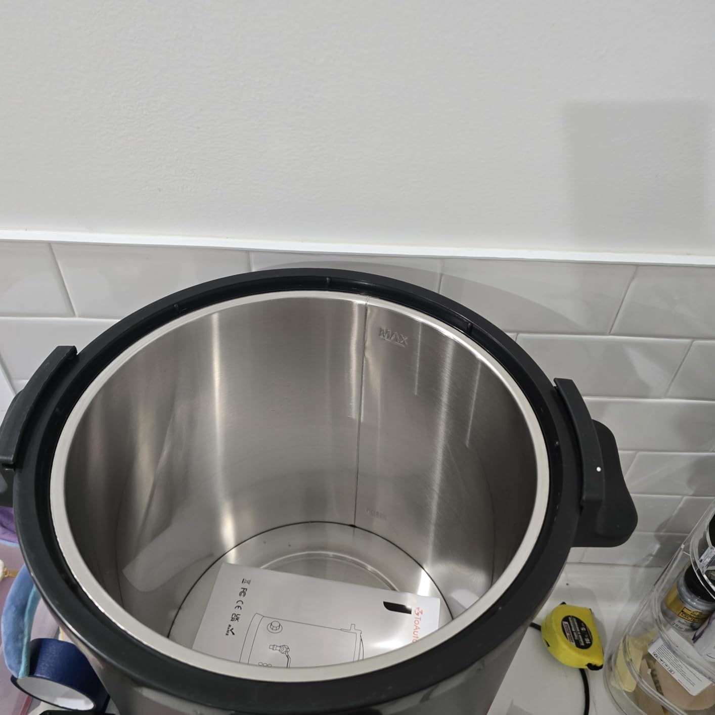 TOAUTO Commercial Wax Melter for Candle Making 15Qts Large Electric Wax Melting Pot for Candle Making Business with Temperature Control & Quick Pour Spout 110V / 1100W customer photo 2