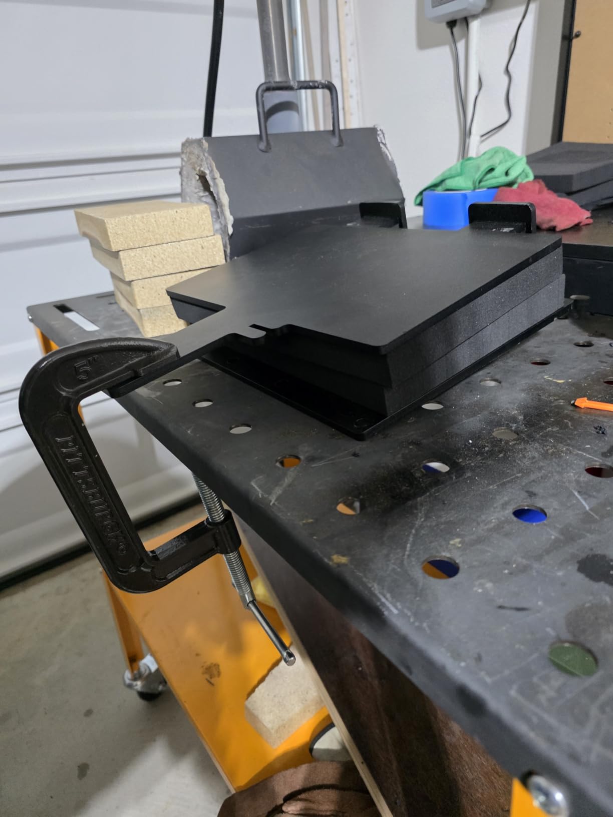 HolsterSmith Kydex Holster Molding Press - Bench Model - USA Made - (w/Maxx Form Molding Foam) - (8 x 12 Inches) - Kydex Holster and Sheath Press customer photo 2
