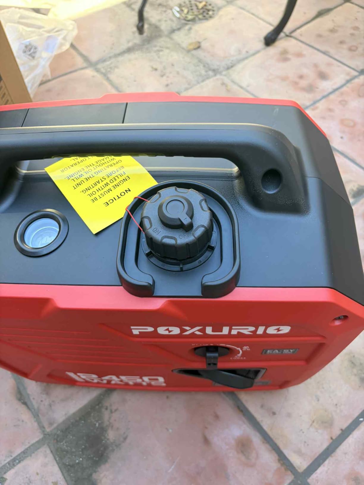 2450-Watt Portable Inverter Generator for Home Use, Super Quiet Small 120V Gas Generator for Camping, 1.6 Gallon Gas Tank for 8.3 Hours Use, EPA Compliant customer photo 1