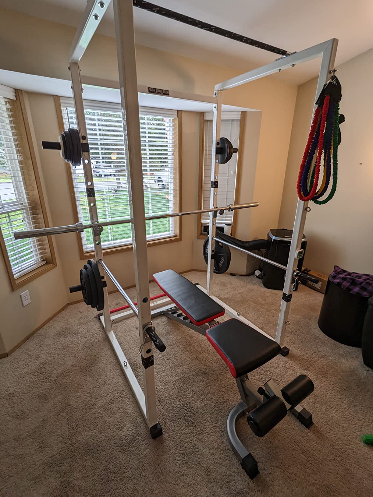 Signature Fitness Cast Iron Olympic 2-Inch Weight Plates Including 7FT Olympic Barbell, 130-Pound, 300-Pound or 325-Pound Set, Multiple Packages customer photo 2