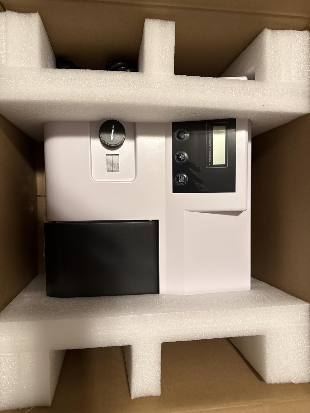 GOYOJO Portable Spectrophotometer 721, LDC Digital Lab Visible Spectrophotometer 350-1020nm Lamp, 6nm Tungsten Lamp Laboratory Analytical Equipment Spectrometer 110V customer photo 1