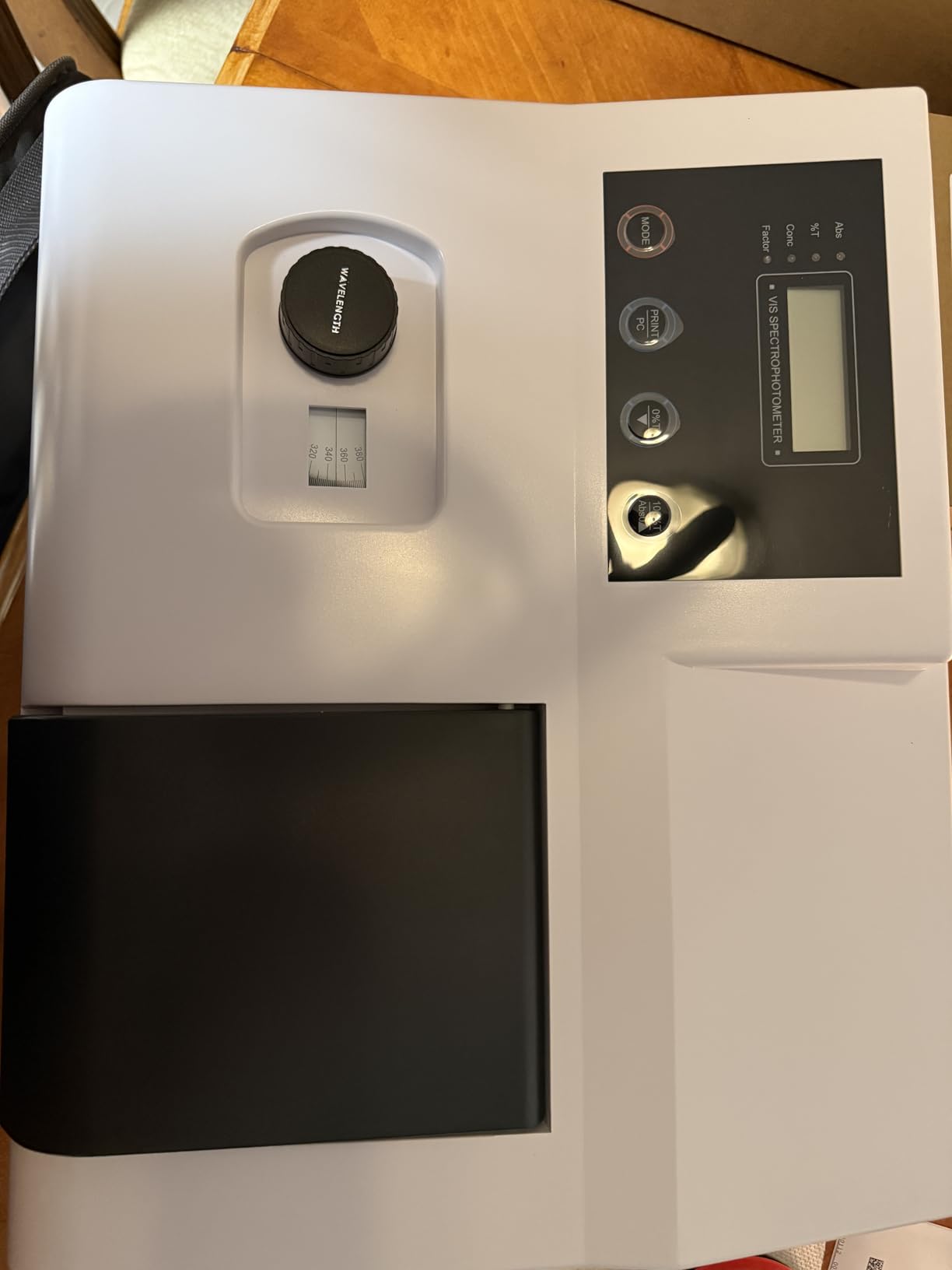 GOYOJO Portable Spectrophotometer 721, LDC Digital Lab Visible Spectrophotometer 350-1020nm Lamp, 6nm Tungsten Lamp Laboratory Analytical Equipment Spectrometer 110V customer photo 2