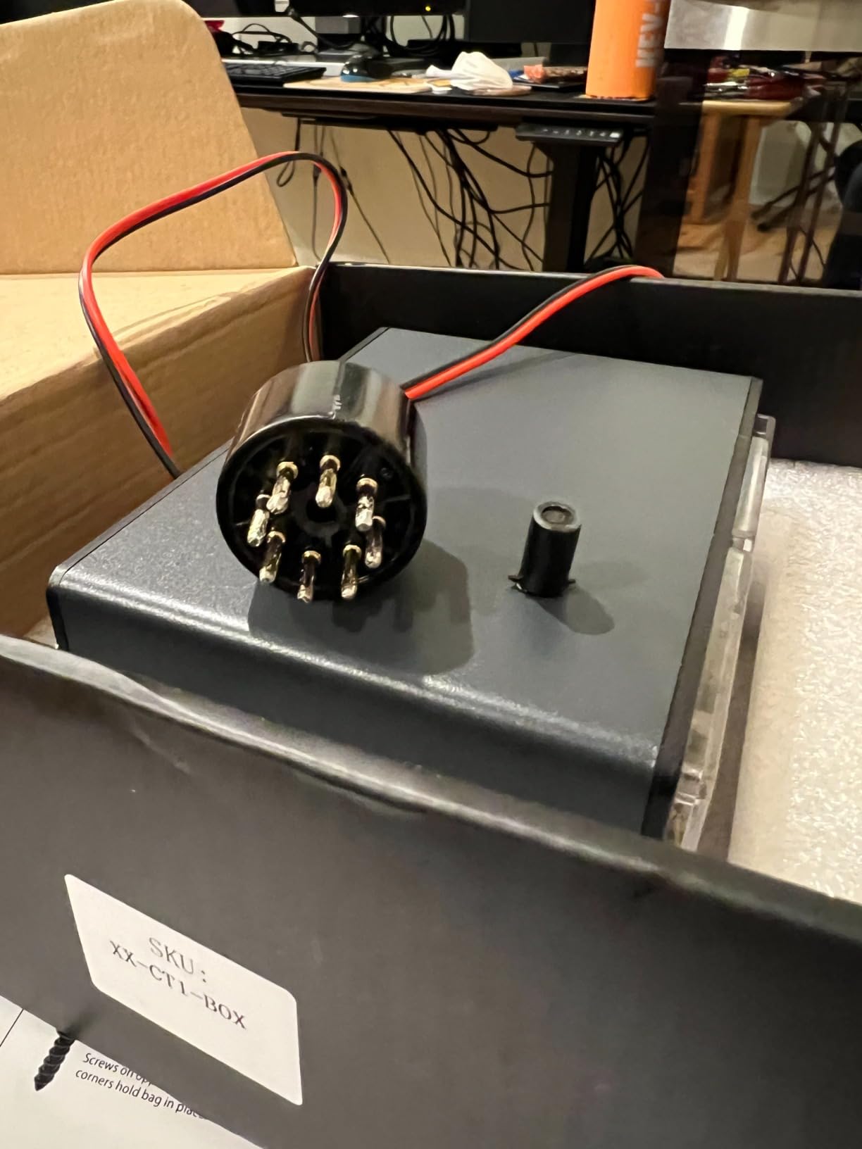 Nobsound 8-Pin Dual Bias Current Probes Tester Meter for EL34 KT88 6L6 6V6 6550 Vacuum Tube Amp Amplifier (2*Meter + 2*CT1-C, Cathode Current PRO Version) customer photo 2