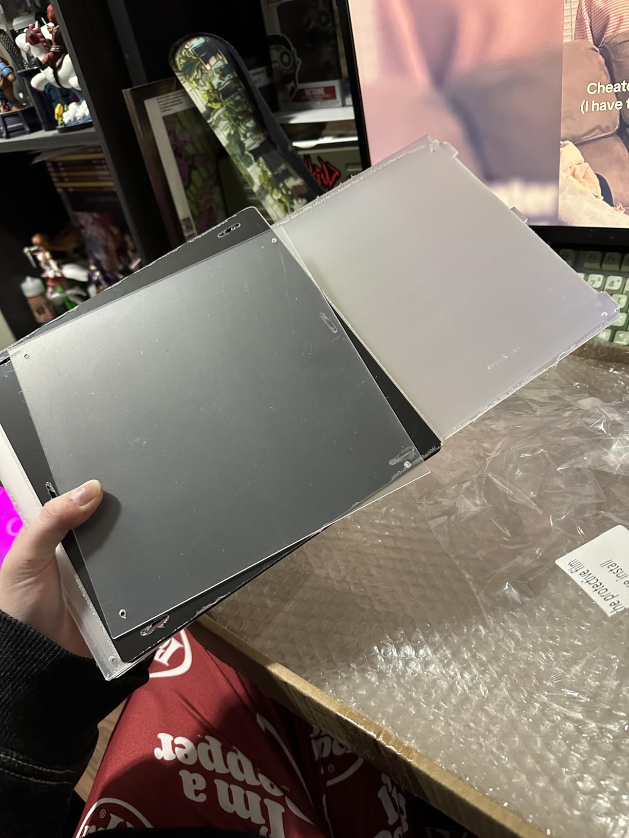 Clear Acrylic Display Case, Self-Assemble Showcase for Collectibles, Action Figures, Dolls- Alternative Glass Box for Commemorative Gifts (14x14x14 inch, 35x35x35 cm) customer photo 2