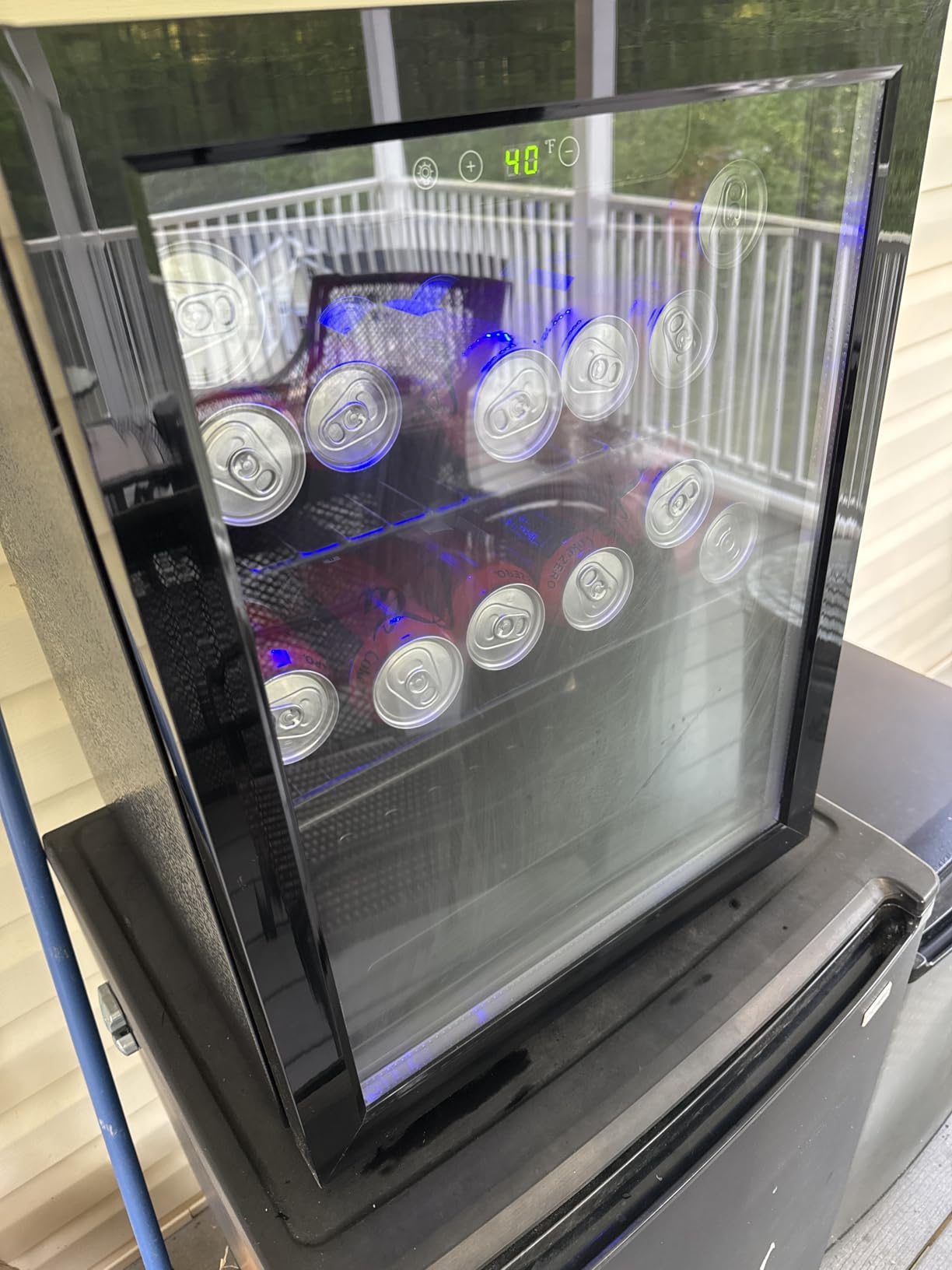 Antarctic Star Beverage Refrigerator Cooler 68 Can, Mini Fridge with Glass Door for Beer Drinks Wine, Freestanding Small Fridge with Electronic Temperature Control for Home and Bar, 1.7 cu.ft customer photo 2
