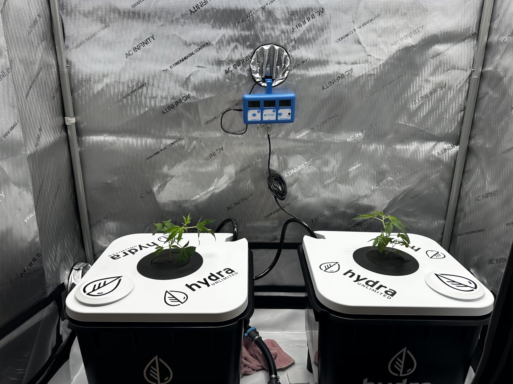 Hydramax Home Deep Water Culture Hydroponic System with Pump and Air Circulators for Indoor Growing of Vegetables, Fruits, and Medicinal Herbs (2-Bucket) customer photo 2