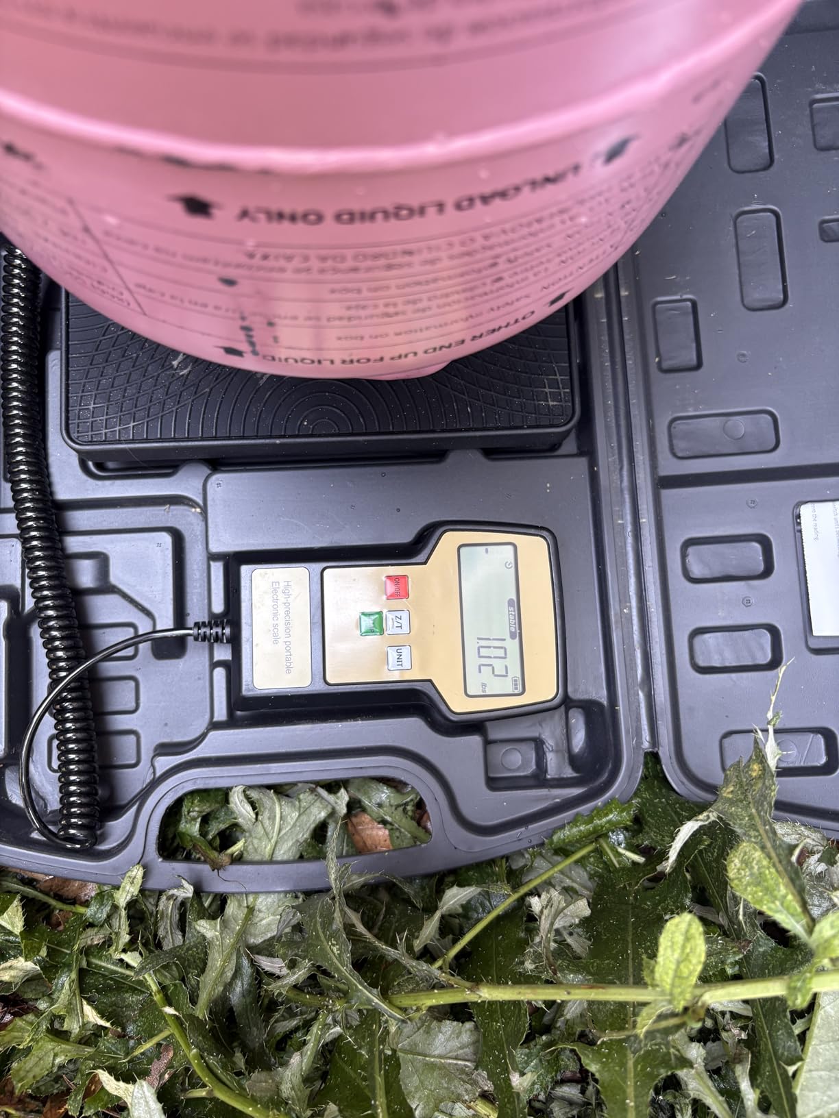 220LBS Electronic Digital Refrigerant Charging Weight Scale with Portable Case, HVAC Refrigerant Scale for All Refrigerant Recovery Tanks customer photo 1