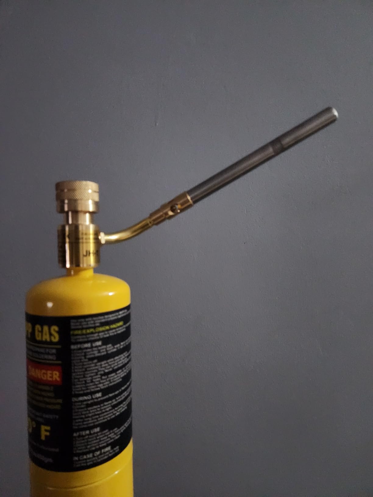 Propane Torch Head with Trigger-Start Ignition - Professional Mapp Gas Torch Head, Adjustable Output Propane Soldering Torch for HVAC, Welding & Plumbing, Plumbing Torch Kit Torch Head customer photo 1