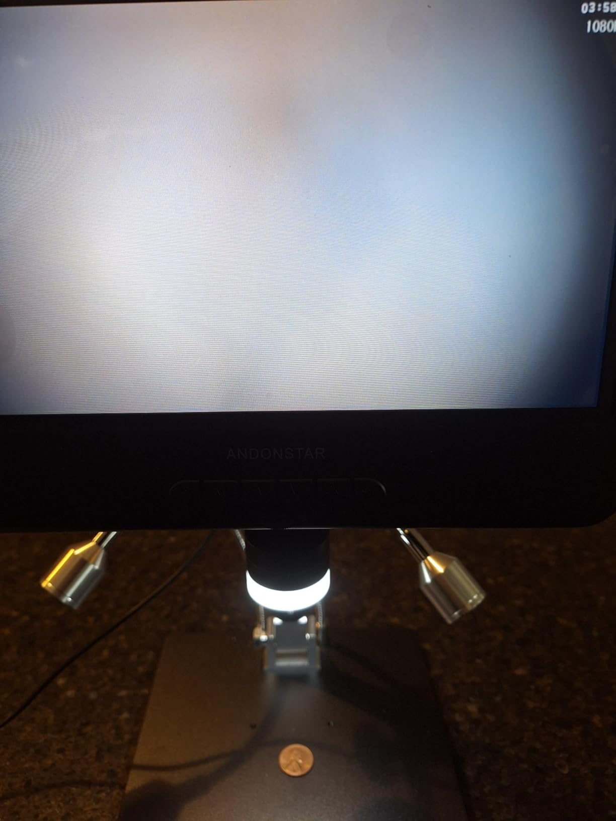 Andonstar AD210 10.1 Inch LCD Digital Microscope for Adults Soldering Electronics Repair customer photo 2