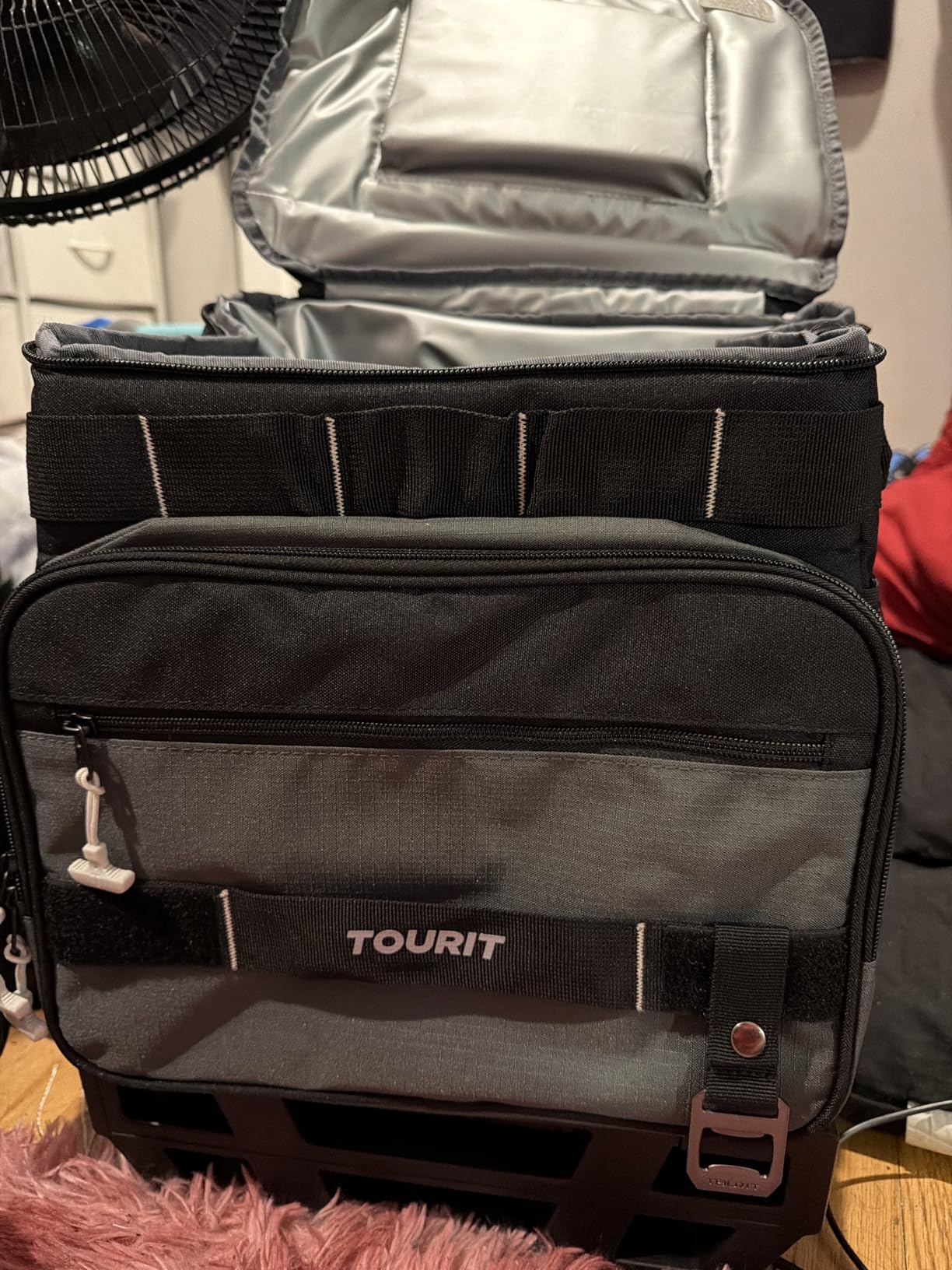 TOURIT Collapsible Cooler with Wheels, Insulated Rolling Cooler with All-Terrain Cart, Waterproof Soft Sided Cooler Bag for Beach, Picnic, Camping, Shopping, Travel customer photo 2
