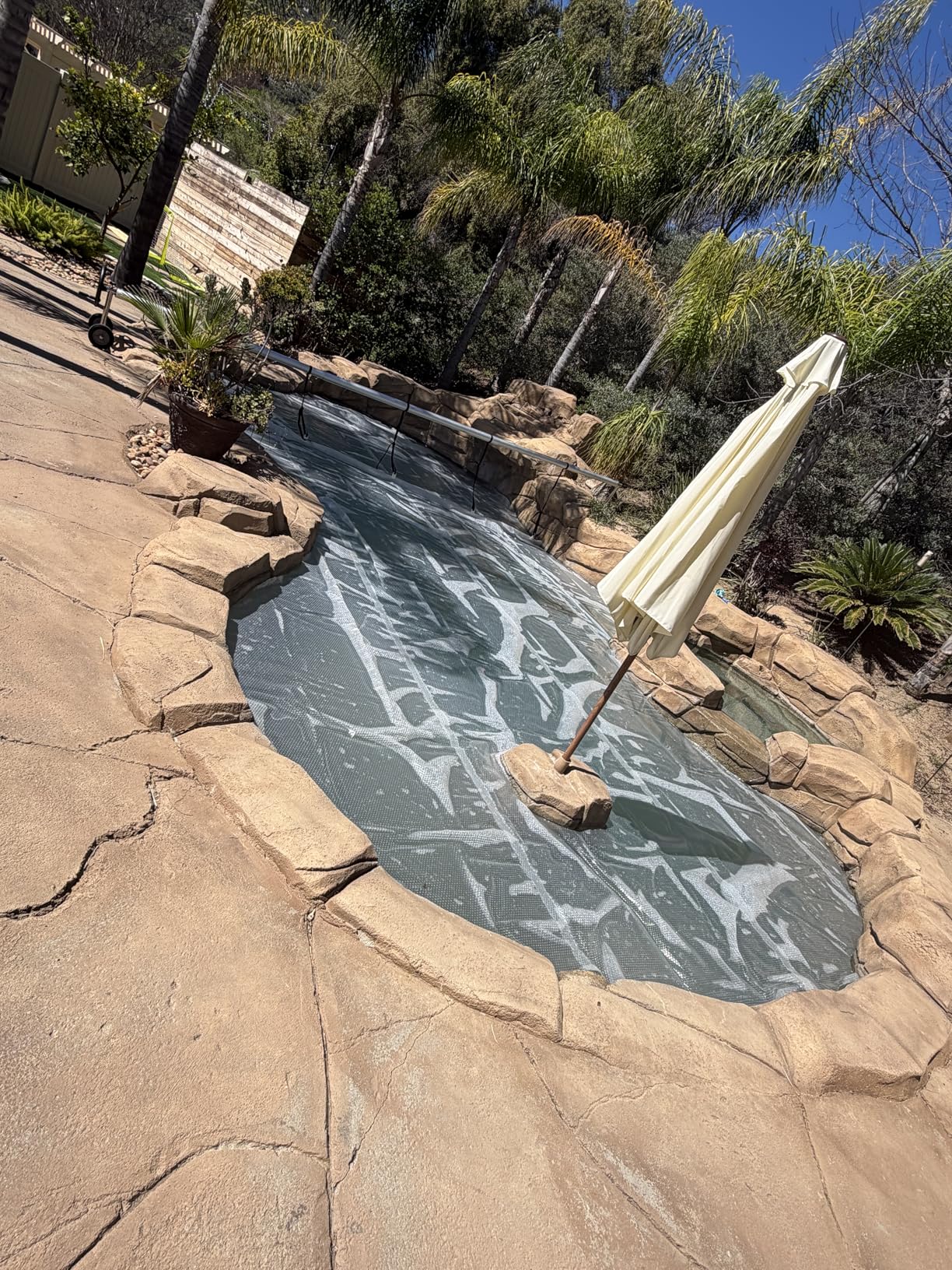 VINGLI 12Mil Solar Pool Cover, 16'x32' Rectangle customer photo 2