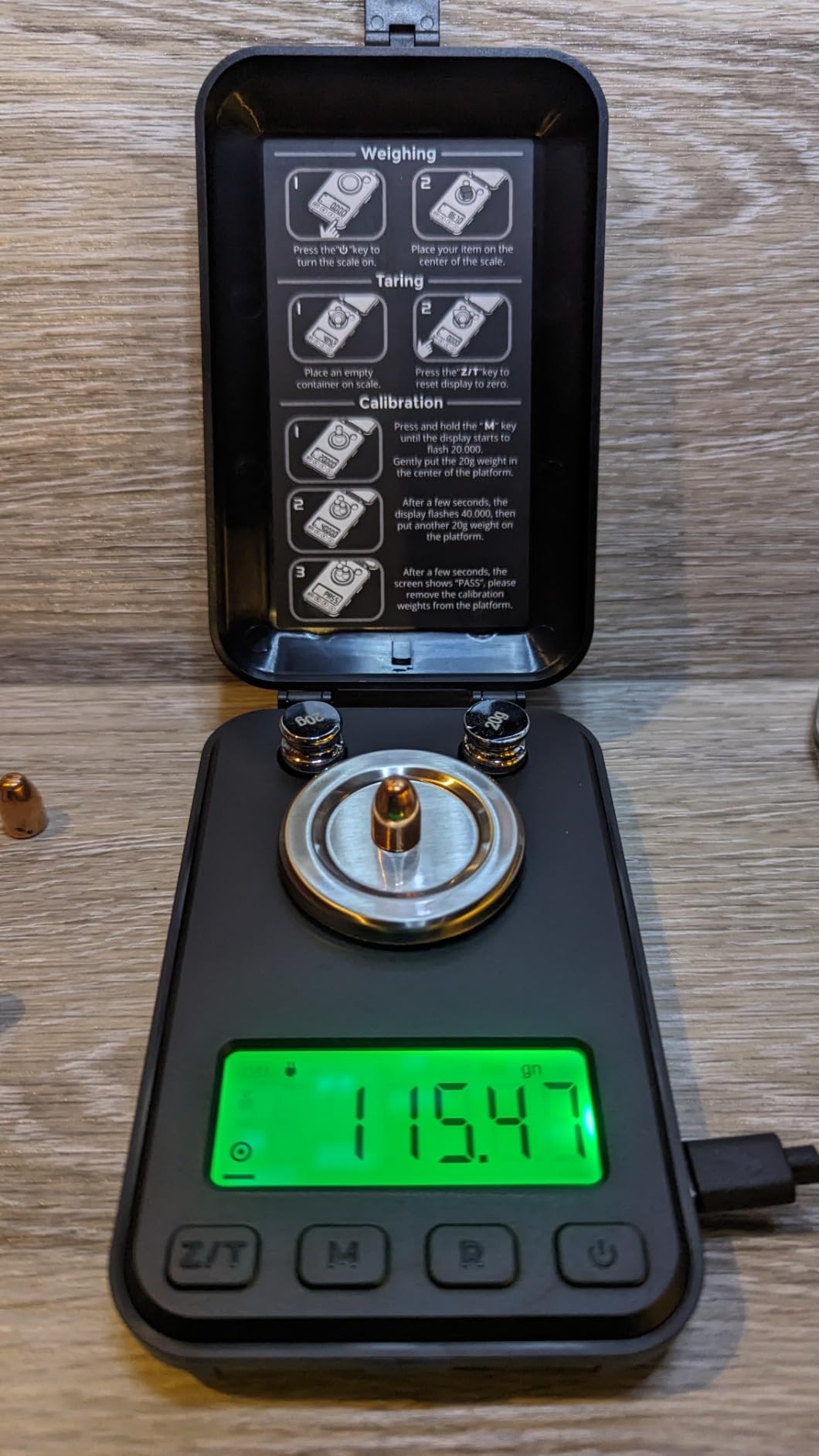 MAXUS Reloading Scale 50g/0.001g with Powder Trickler, Powder Scale with 3 Backlight Colors, Milligram Scale with Repeat Mode customer photo 1