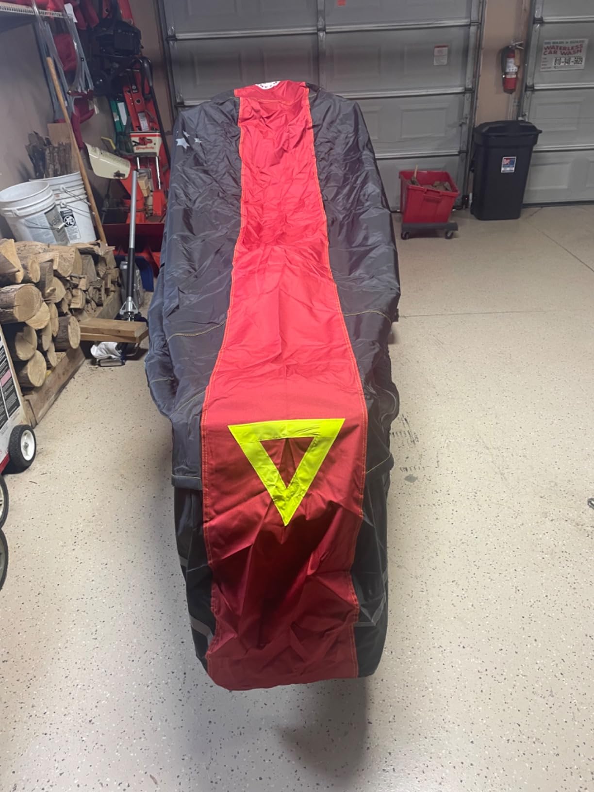 LIBZAKI Snowmobile Cover Waterproof Sled Ski Cover 600D Heavy Duty Oxford Fabric Freeze-Resistant Down to -40F Compatible with Polaris,Ski-Doo,Arctic Cat,Yamaha,Lynx,Camso,CFMOTO 116