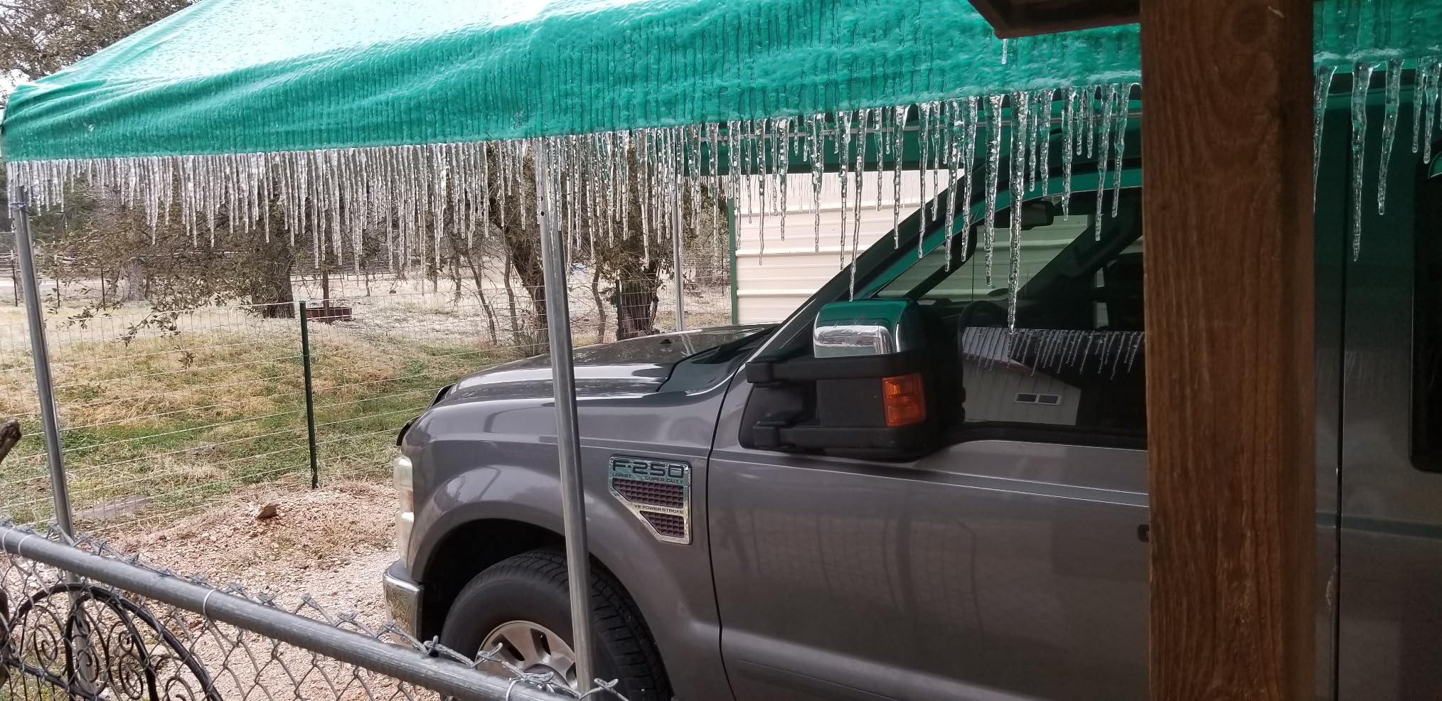 Quictent 10x20 ft Heavy Duty Carport Canopy Galvanized Car Tent Outdoor Garage Boat Shelter with Reinforced Structure, with Hanging Edge - Gray customer photo 2