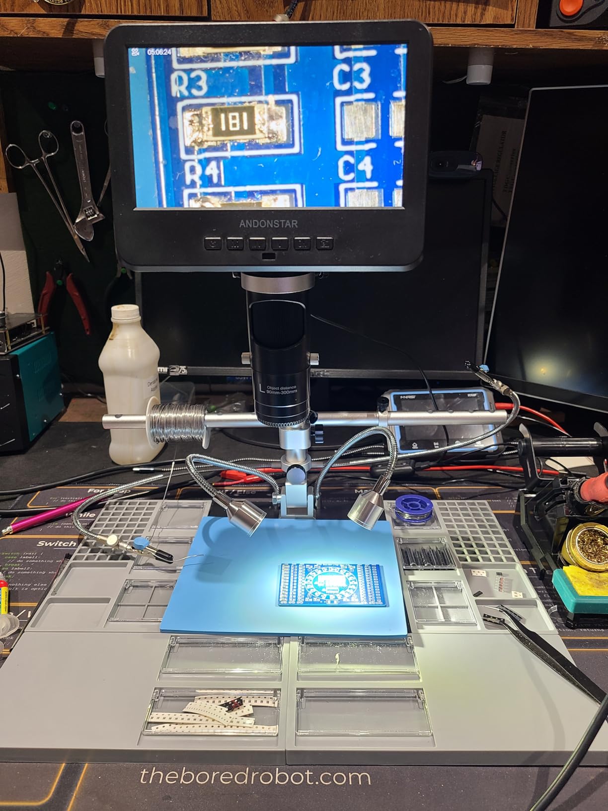 TOMLOV DM9 Max Digital Microscope 20MP 10.1