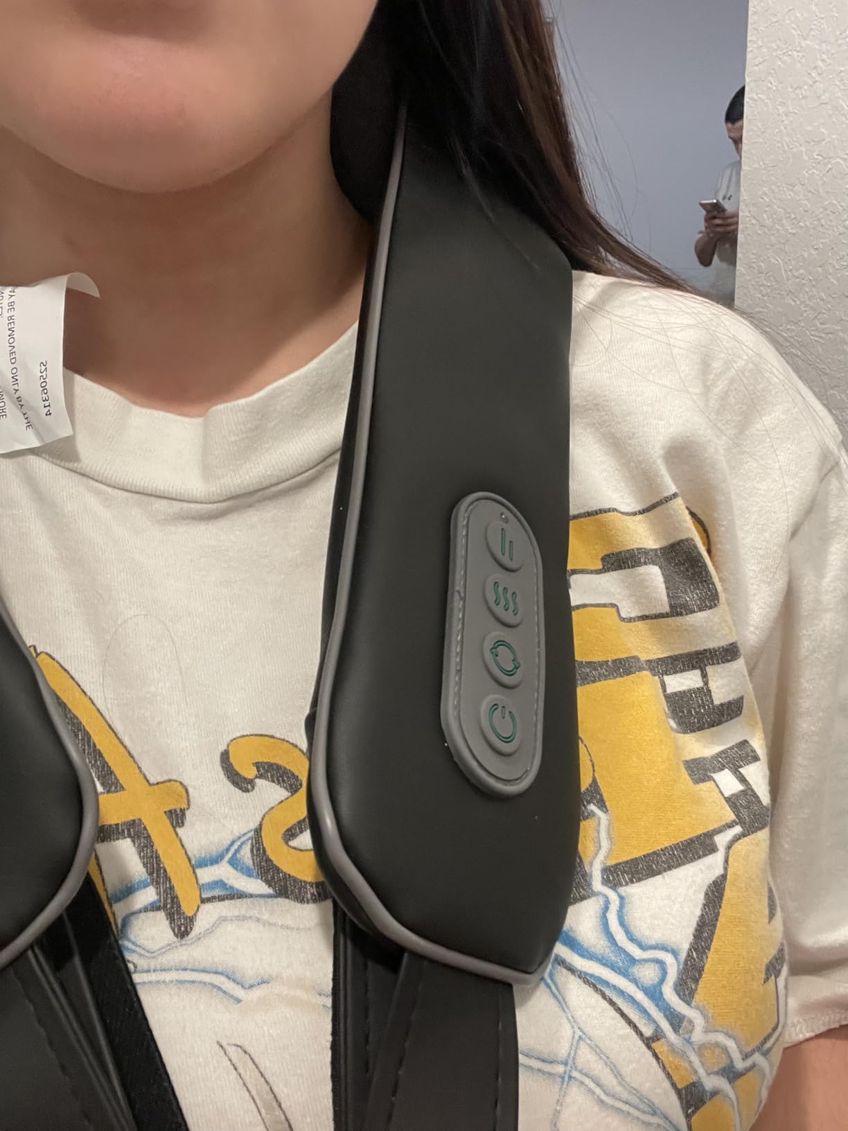 Snailax Cordless Neck Massager with Heat for Pain Relief Deep Tissue, 4D Kneading, Mothers Day Gifts, Rechargeable Shiatsu Back Neck Massager for Neck, Shoulders Back customer photo 2