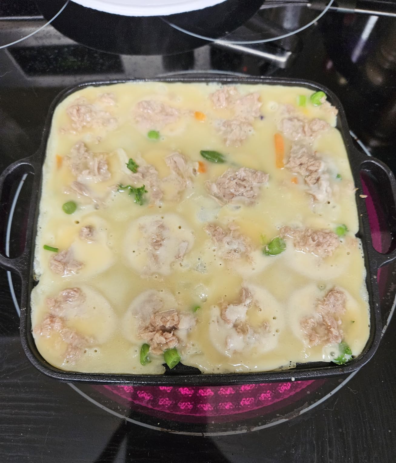 Otafuku Takoyaki Plate, Cast Iron Japanese Grill for Cooking Takoyaki Balls, Silicon Coated Pan (16 Holes) customer photo 2