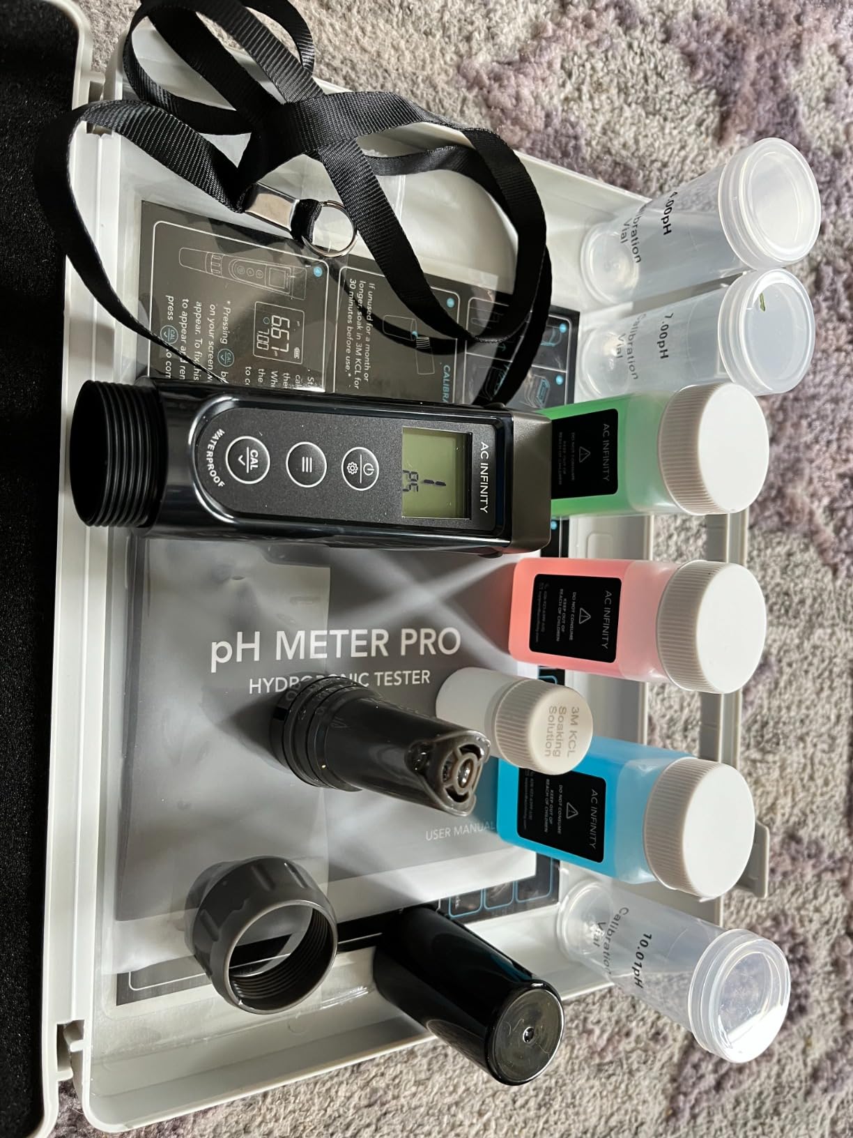 AC Infinity pH Meter PRO Kit, High Precision Digital pH Pen with +/-0.01 pH Accuracy and Interchangeable Probe for Water Hydroponics Plants customer photo 2