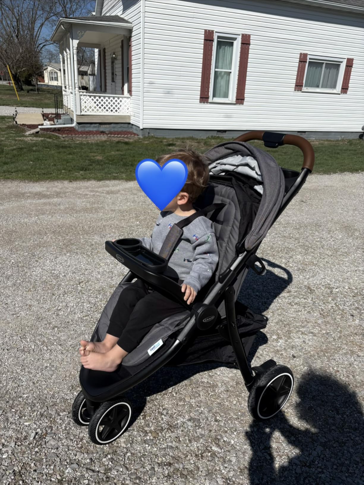 Graco Outpace LX All-Terrain 3-Wheel Baby Stroller, Compatible for Travel System, Easy One-Hand Fold, in-Seat Suspension for Comfortable Ride, Never-Flat Rubber Tires customer photo 1