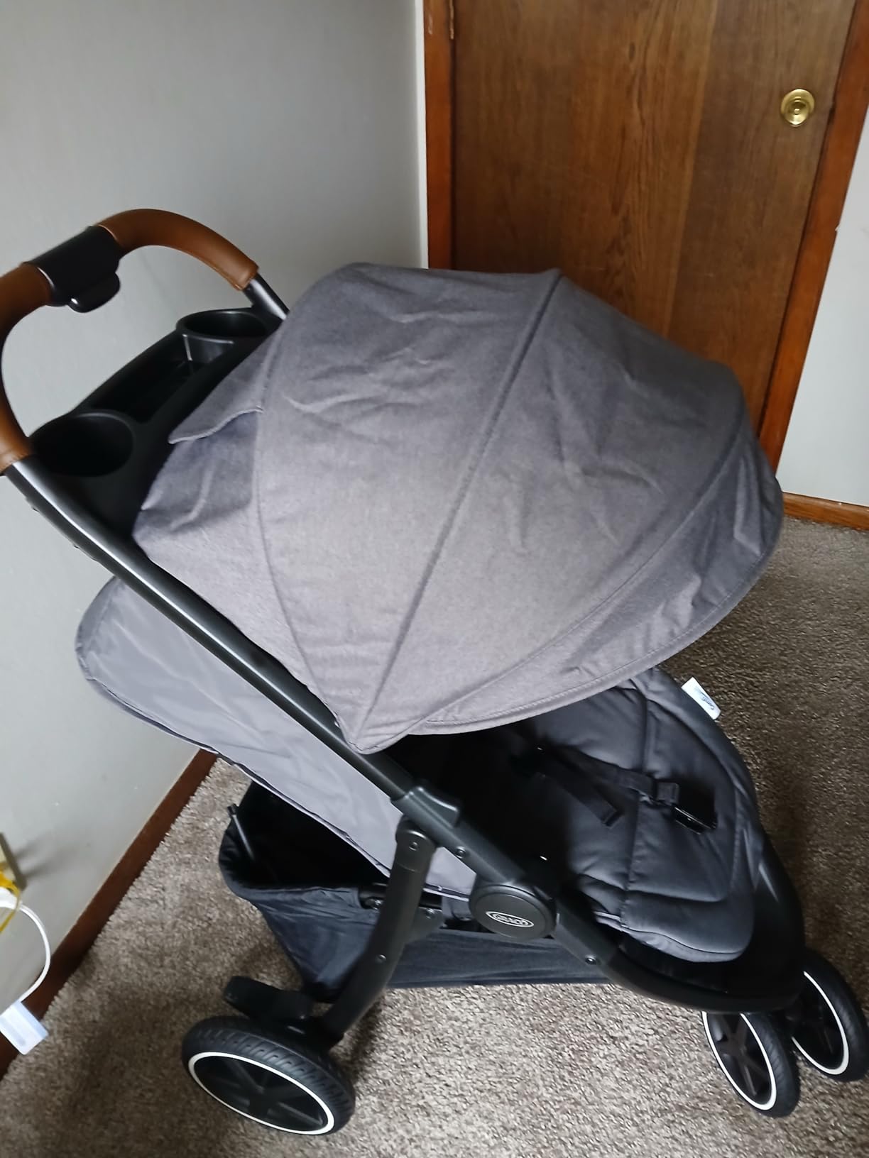 Graco Outpace LX All-Terrain 3-Wheel Baby Stroller, Compatible for Travel System, Easy One-Hand Fold, in-Seat Suspension for Comfortable Ride, Never-Flat Rubber Tires customer photo 2