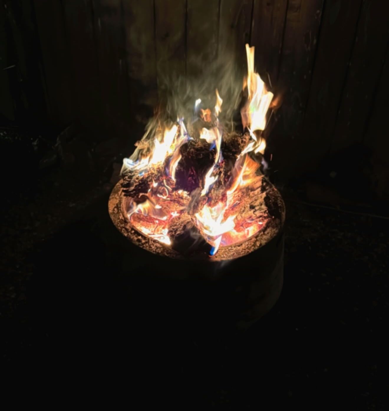 TIKI Social Fire Pit 20-Inch - Portable Outdoor Wood Burning Fire Pit for Patio, Backyard & Camping, Stainless Steel, Removable Ash Pan, Stand & Cover customer photo 2