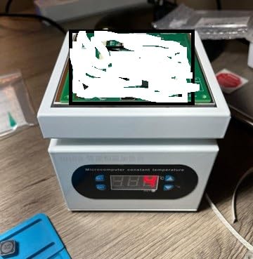 110V 350W Soldering Hot Plate LED Microcomputer Electric Preheat Soldering Station Welder Hot Plate Rework Heater Lab 100X100mm Plate customer photo 1