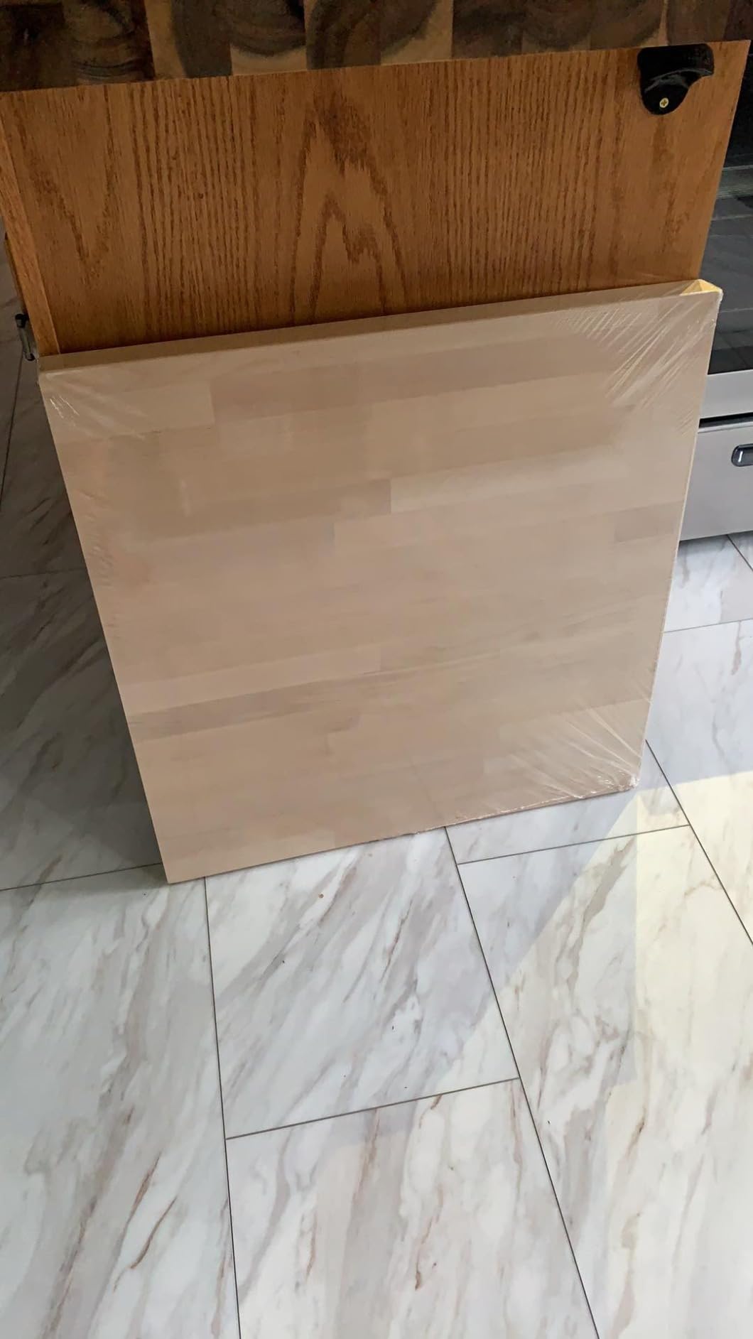 Butcher Block Countertop, Solid Wood Table Top - 2.5ft Unfinished Birch Work Bench Top Cut to Size for DIY Desktop/Kitchen Island, 30