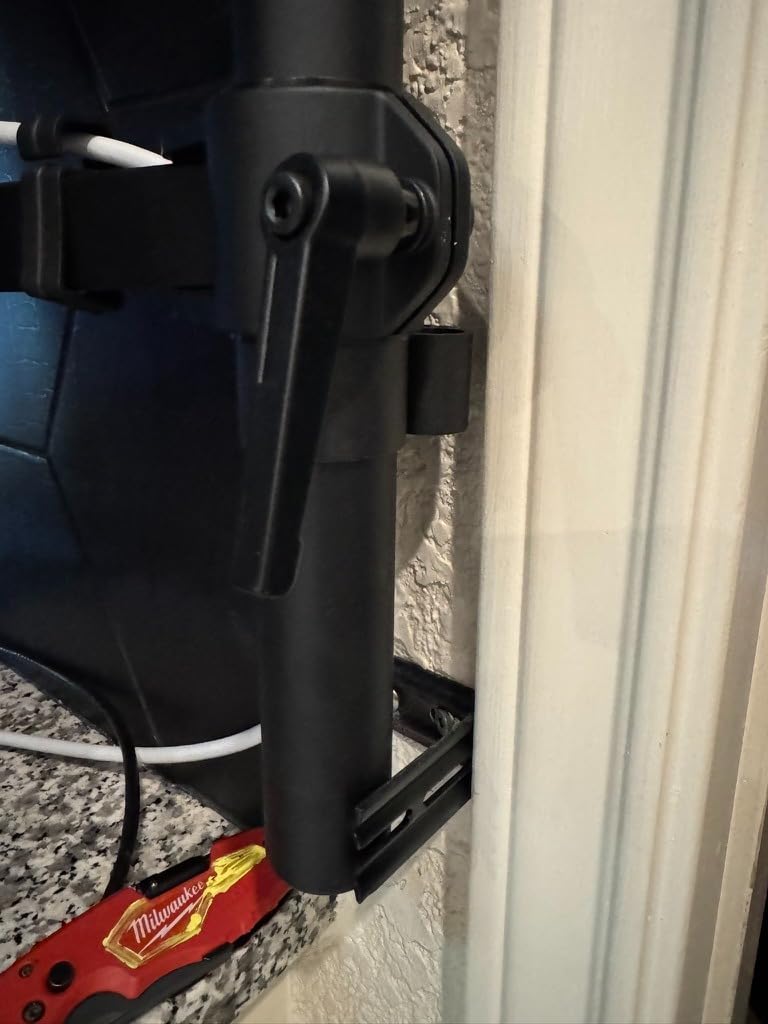 Amazon Basics Adjustable Dual Monitor Desk Mount, Holds up to 32