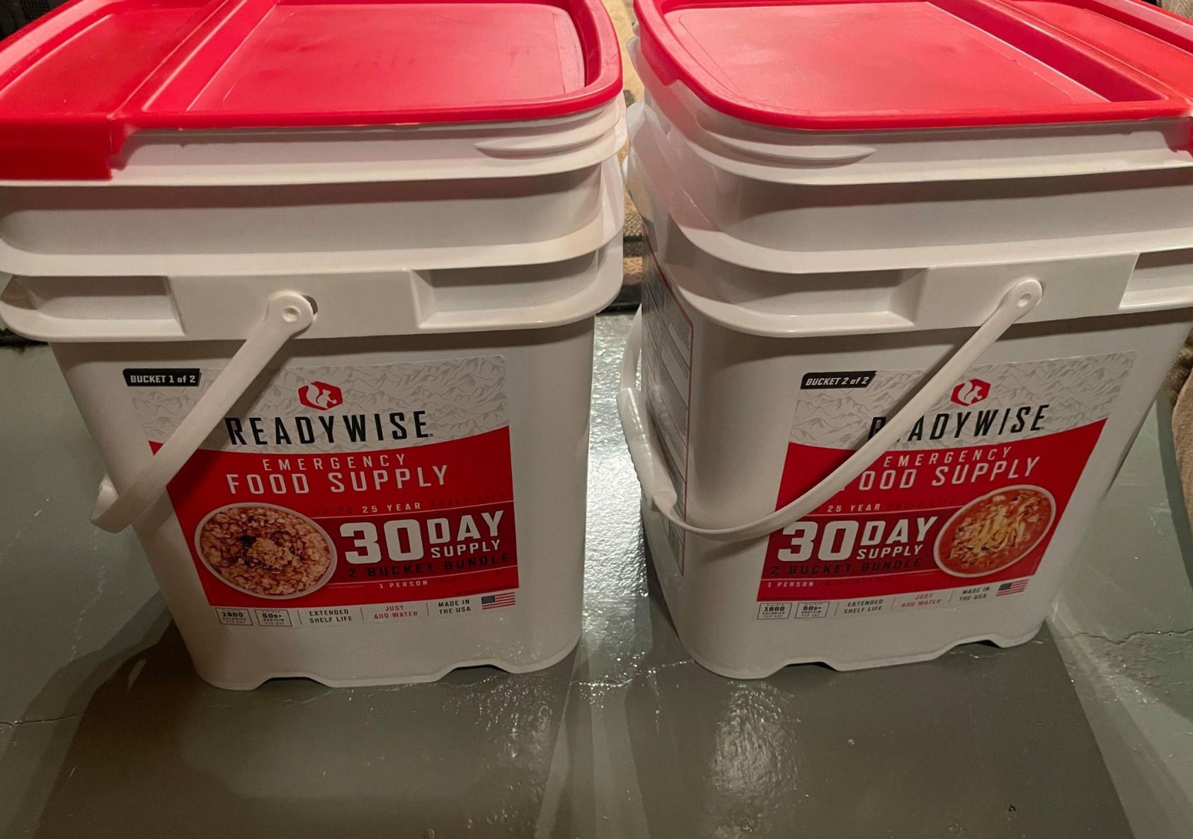 ReadyWise Emergency Food Supply - 14 Day, 150 Servings Emergency Freeze Dried Food Bucket, Protein Meals, Camping Essentials, Survival Kit, Disaster Prepping Supplies, up to 25 Year Shelf Life customer photo 1