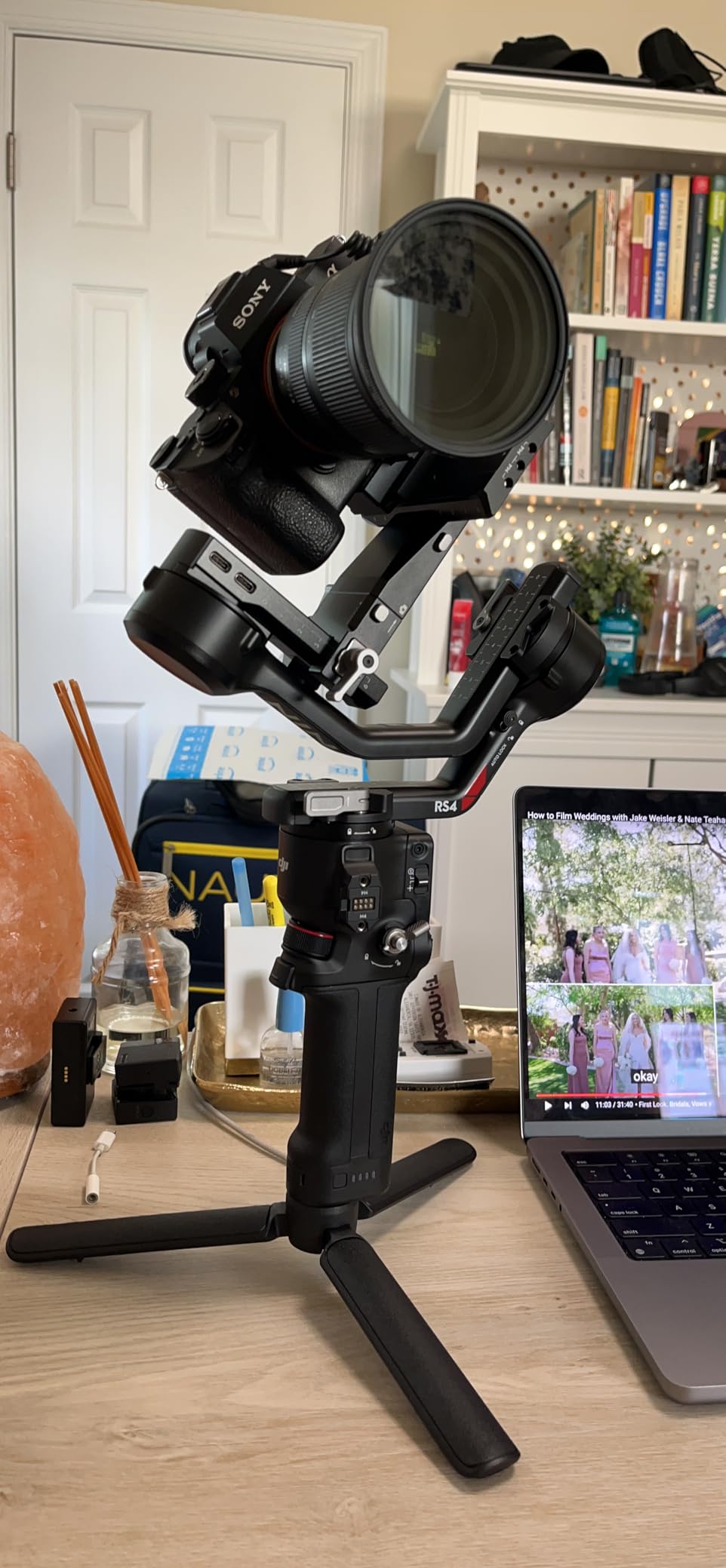 RS 4, 3-Axis Gimbal Stabilizer for DSLR and Mirrorless Cameras Canon/Sony/Panasonic/Nikon/Fujifilm, 2nd-Gen Native Vertical Shooting, 2-Mode Switch Joystick, Teflon Axis Arms, Camera Gimbal customer photo 2