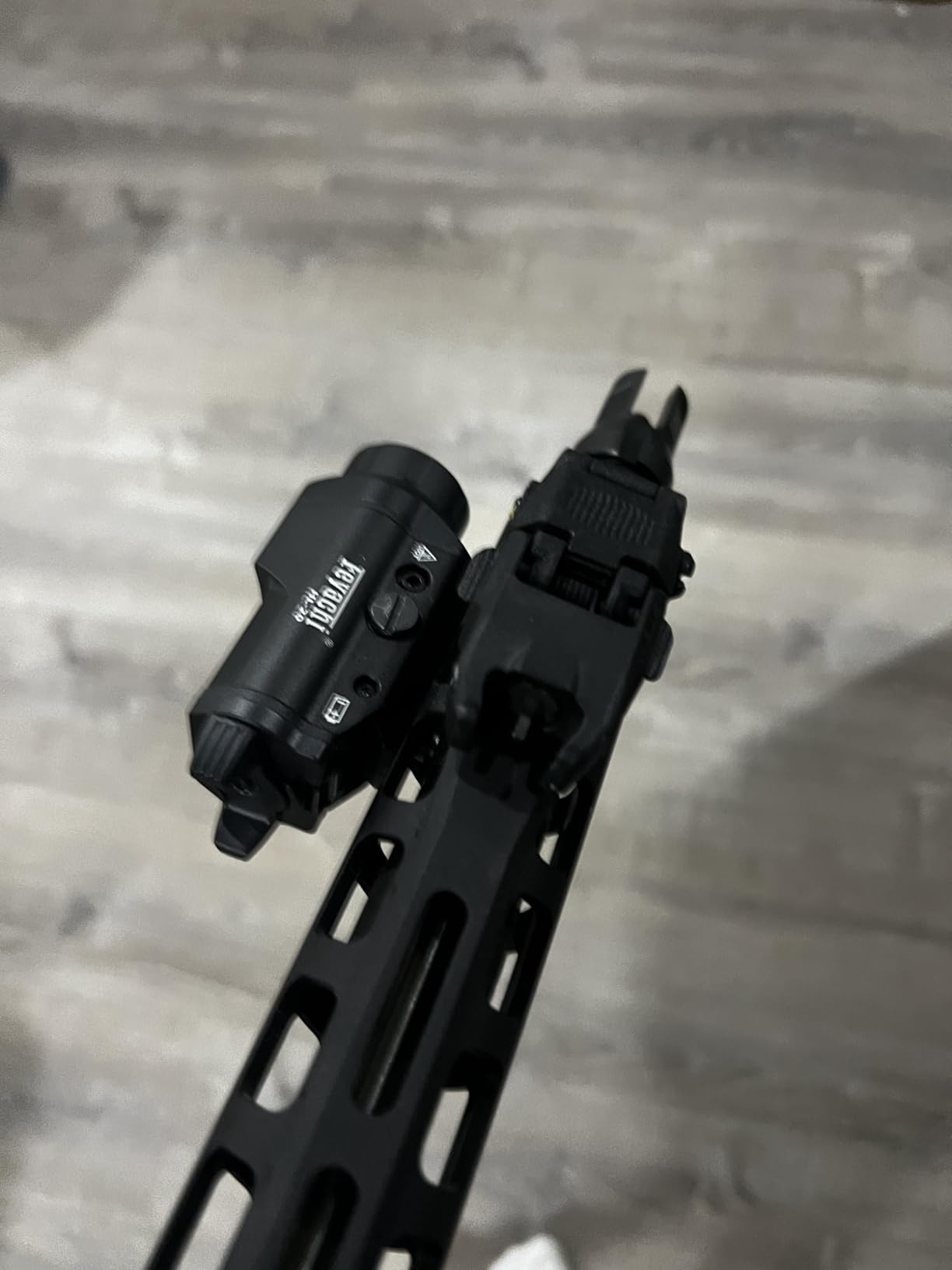 Feyachi HL-20 Pistol Light 1500 Lumen Upgrade LED Weapon Light Compact Rail Mounted Handgun Tactical Flashlight Rail Locating Keys for Picatinny, Black customer photo 1