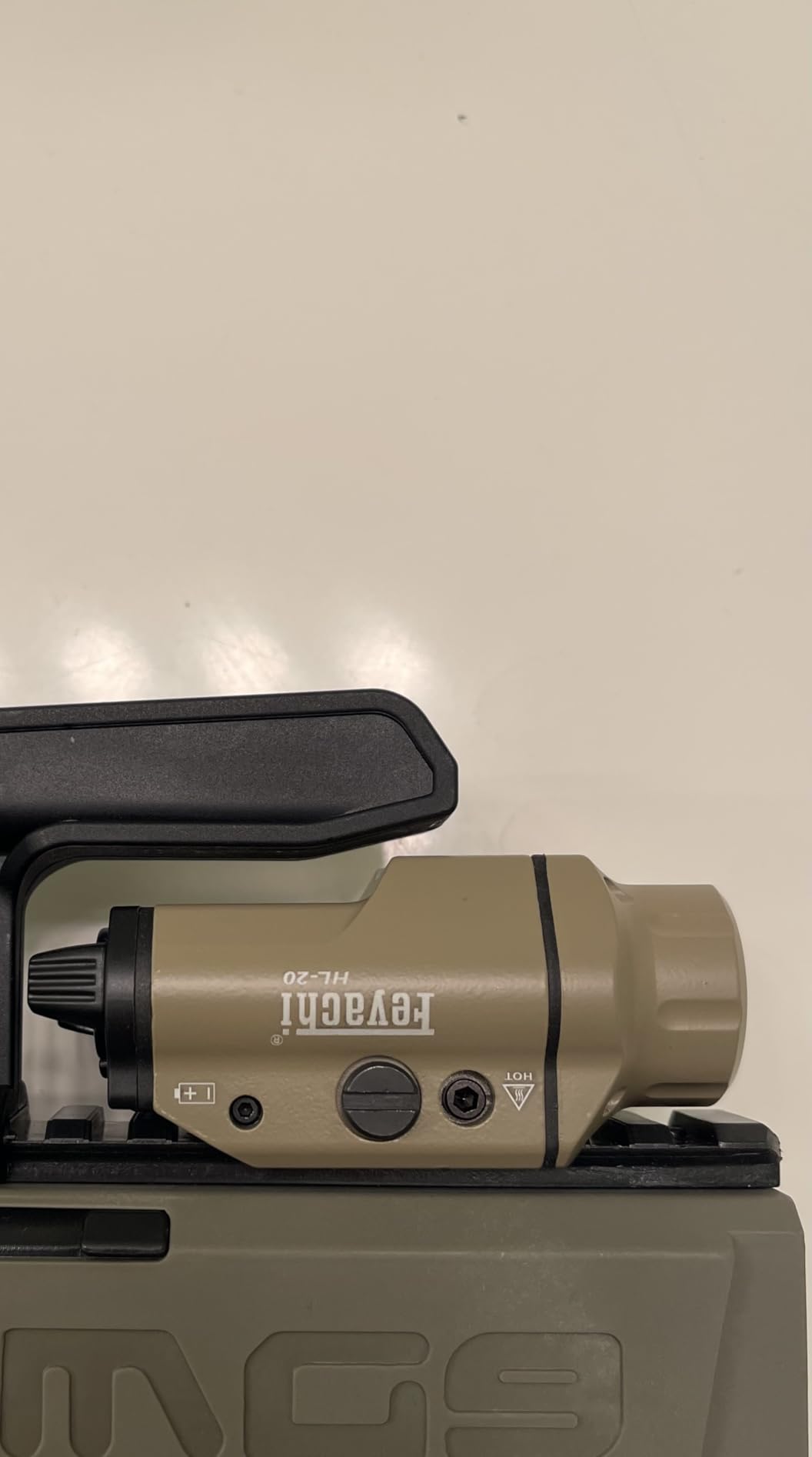 Feyachi HL-20 Pistol Light 1500 Lumen Upgrade LED Weapon Light Compact Rail Mounted Handgun Tactical Flashlight Rail Locating Keys for Picatinny, Black customer photo 2