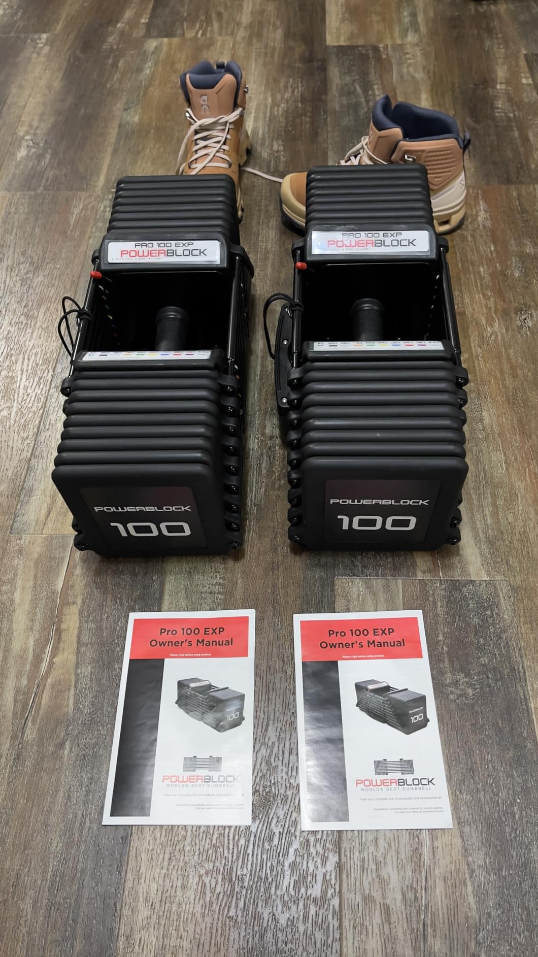 Pro 100 Adjustable Dumbbell, Sold As A Single Unit 5-100 lb Dumbbell - Durable Steel Build, Innovative Workout Equipment, Strength Training customer photo 2