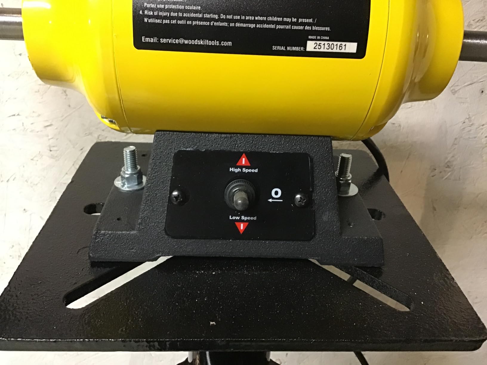 Dual Speed Bench Buffer Polisher 1.8/3.1A, 8 inch Jewelry Buffer Polisher Machine, 1725/3450 RPM Power Bench Polisher with 2 cotton Wheels for Jewelry, Metal, Wood, Jade, Knife, Plastic customer photo 2