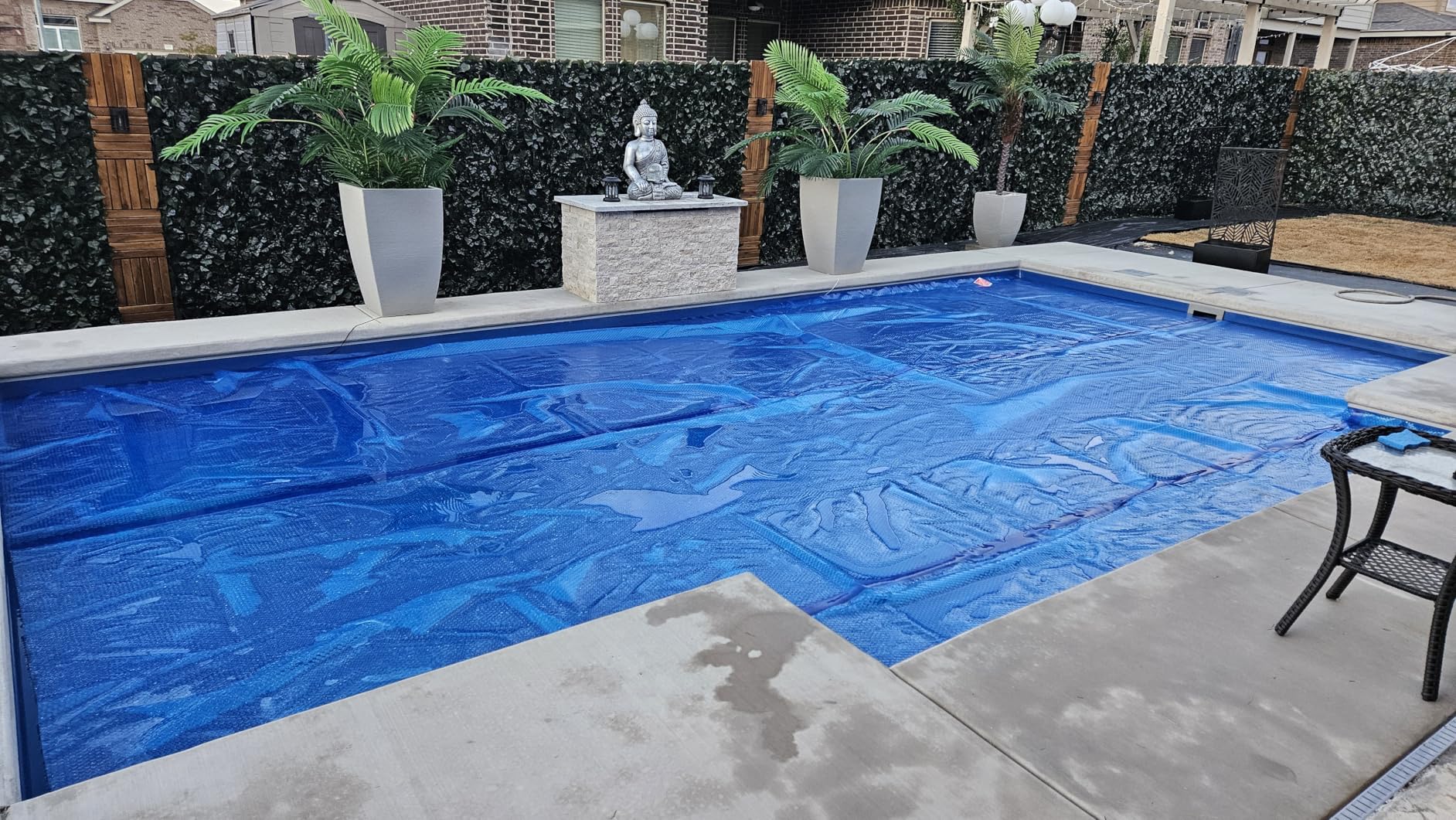 20' x 40' Rectangle Solar Cover for Inground Pools, 12 Mil - Made in USA customer photo 1