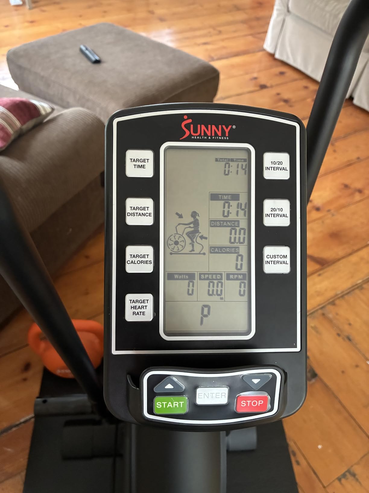 Sunny Health & Fitness Smart Heavy-Duty Fan Bike for HIIT Cycling Workout | Preset & Custom Intervals, Unlimited Air Resistance, Full-Body Dual Action, 330LB Capacity, 4-Way Adjustable Seat, Home Gym customer photo 2