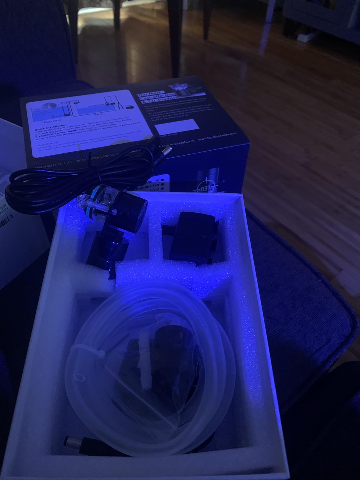 Auto Top Off System for Saltwater Reef Tank, Dual Optical Sensor ATO with Built-in Controller, No External Box, AI-Powered, Leak-Proof Probe, Dry-Run Protection customer photo 1