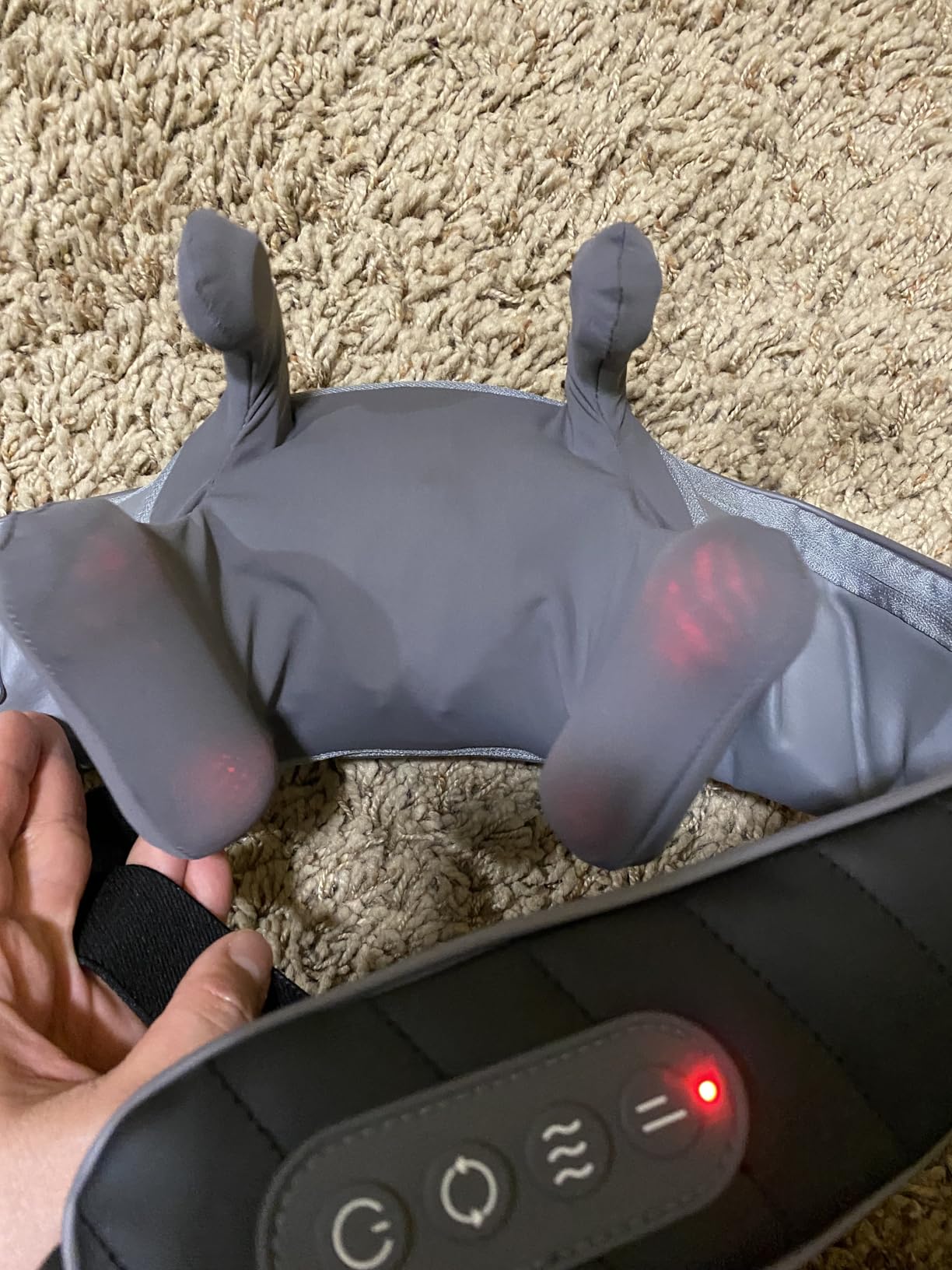 COMFIER Cordless Neck Massager with Heat, 4D Kneading Shiatsu Neck and Shoulder Massager Deep Tissue, Hands-Free Straps, FSA Eligible HSA, Mothers Day Gifts for Mom Women customer photo 2