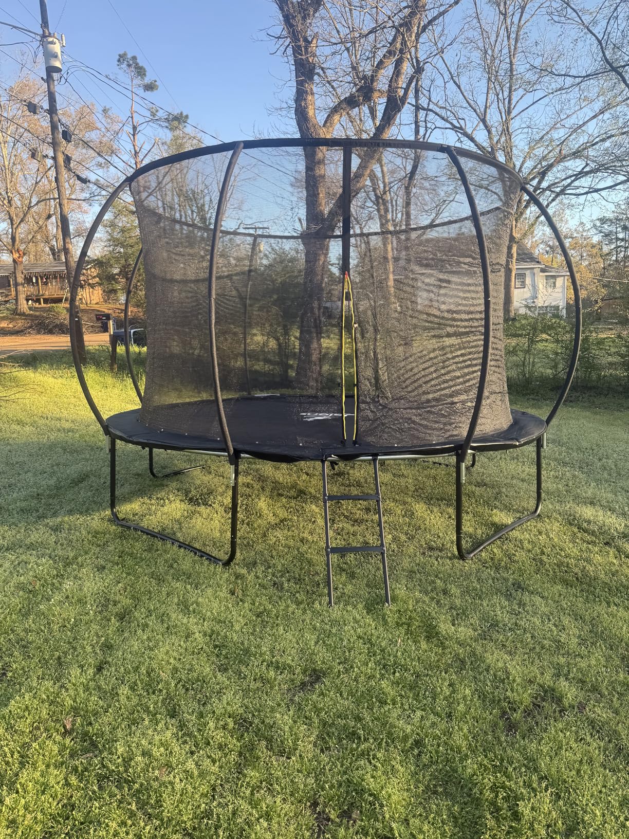 JELENS Trampoline 8FT 10FT 12FT 14FT 15FT 16FT, Recreational Trampolines with Enclosure Net, Outdoor Anti-Rust Trampolines for Kids and Adults, ASTM Approved customer photo 1