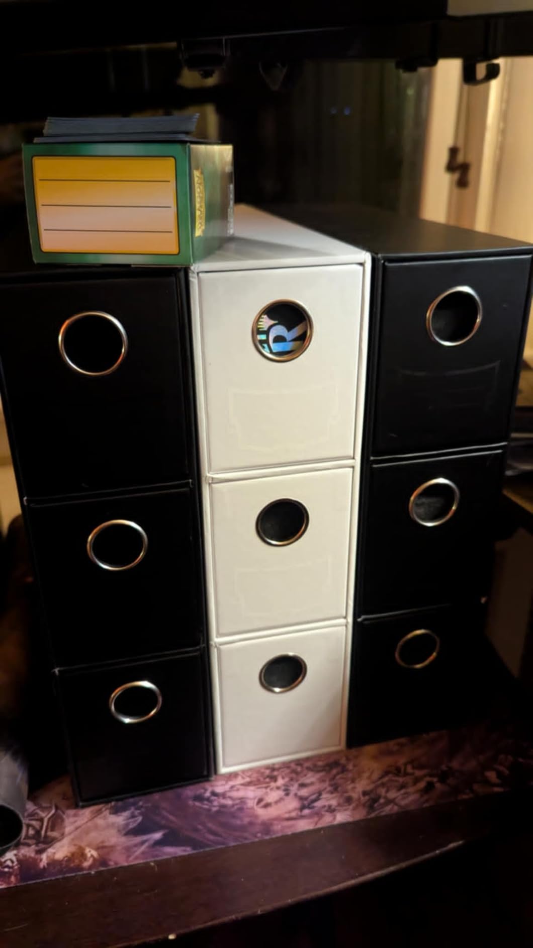 Dragon Shield Fortress | TCG Collection Storage | 3-Card Drawers Vertical - Black customer photo 1